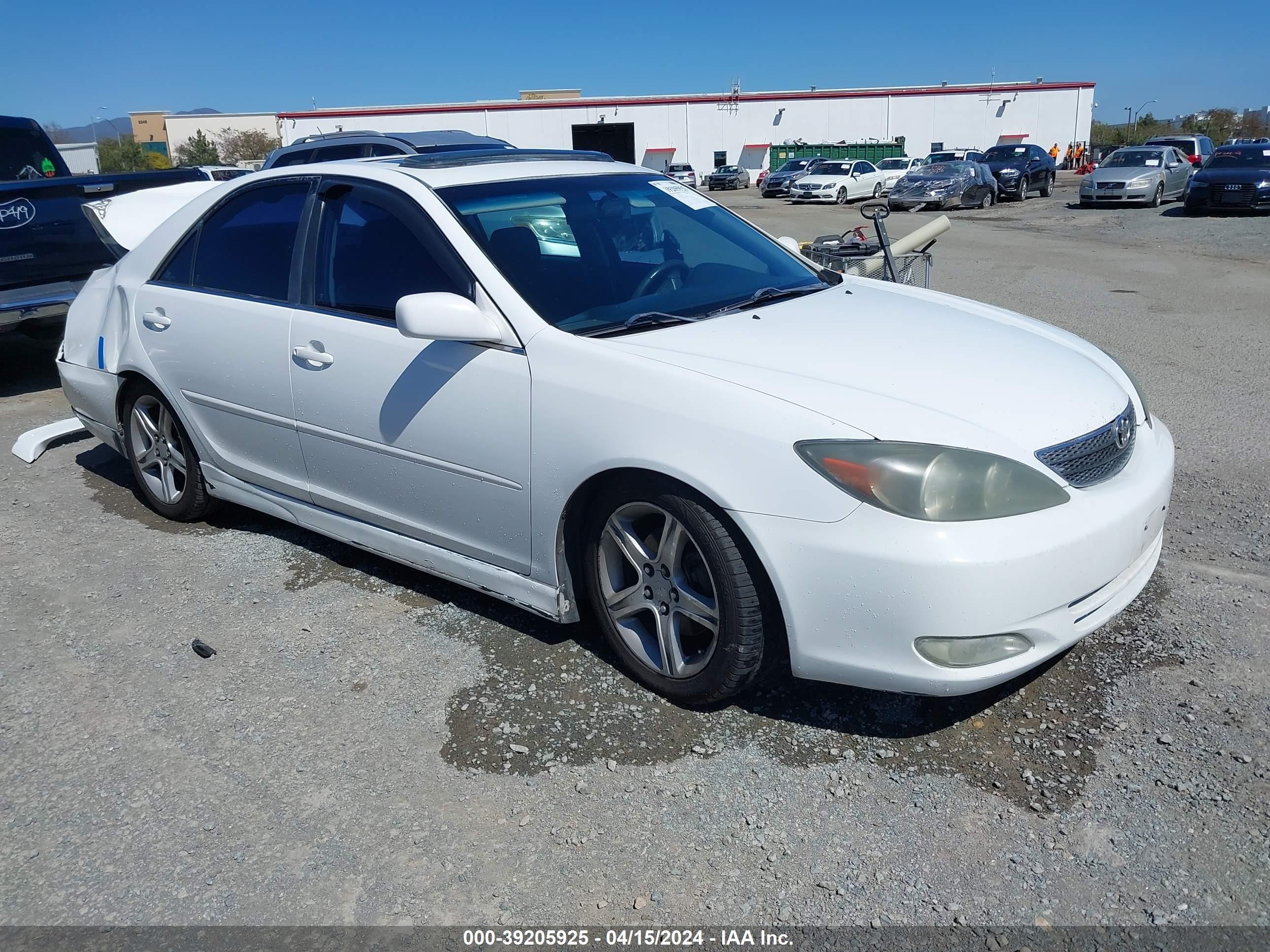 TOYOTA CAMRY 2003 4t1bf32k43u053042