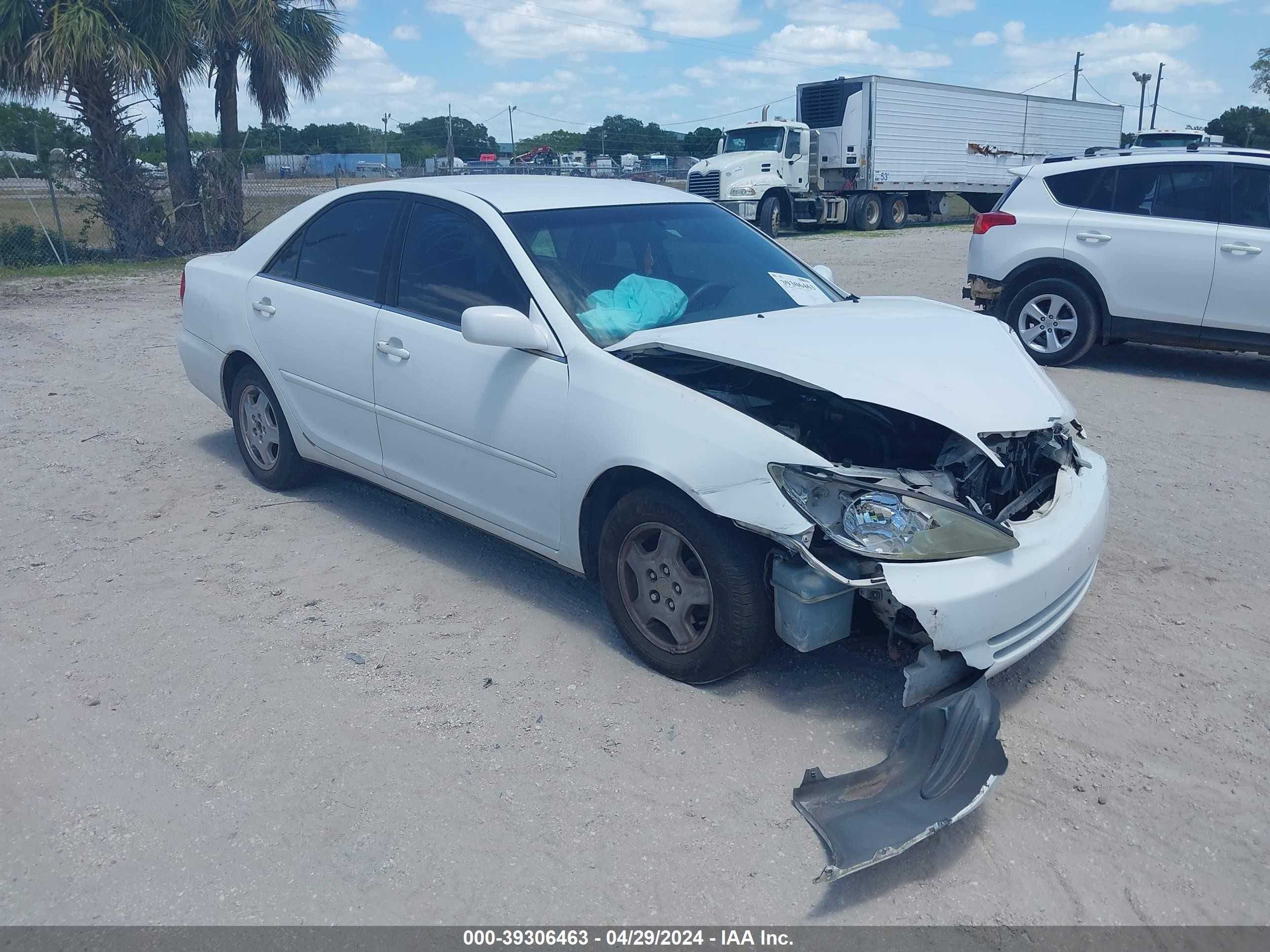 TOYOTA CAMRY 2003 4t1bf32k53u047329