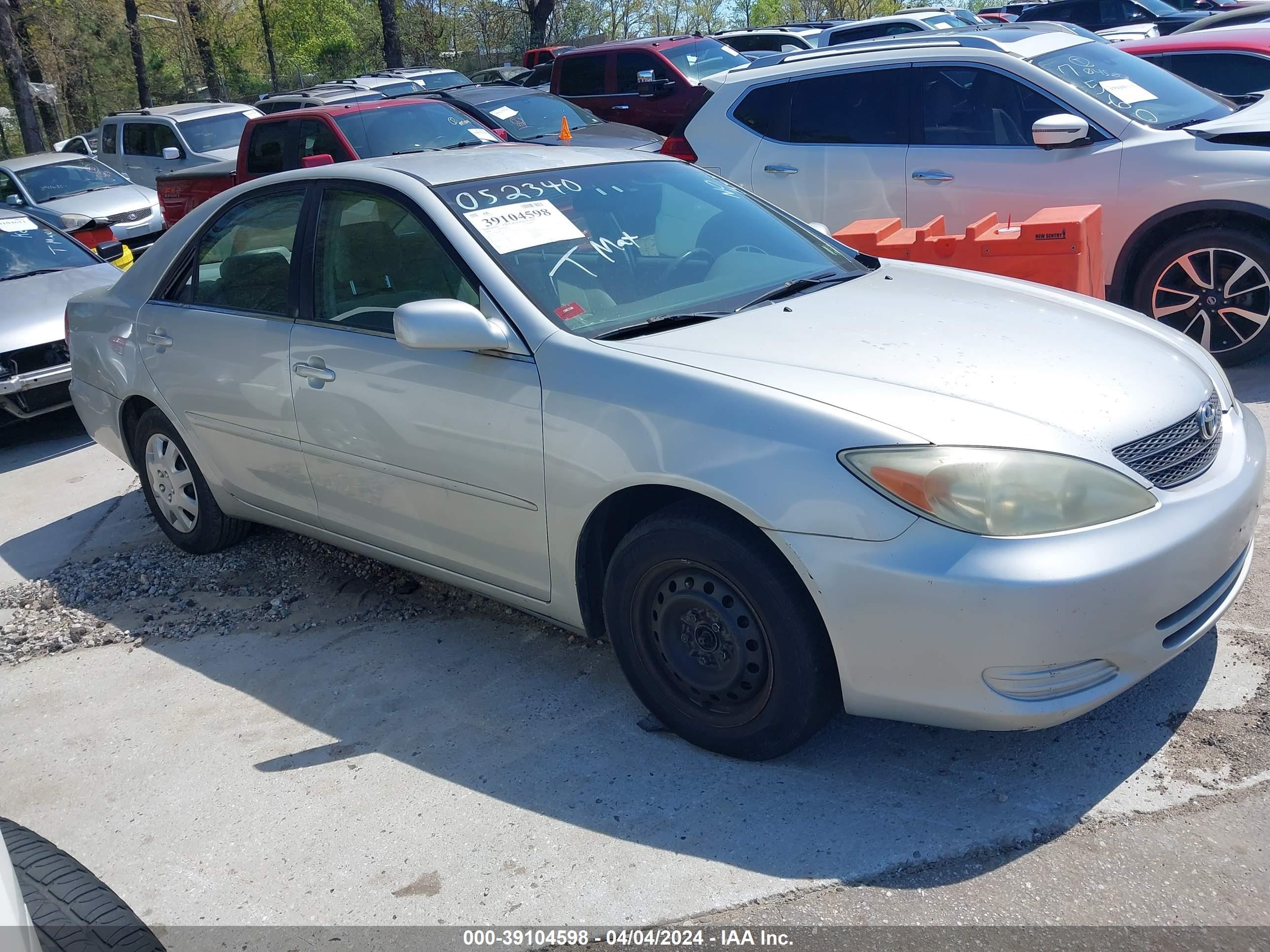 TOYOTA CAMRY 2003 4t1bf32k73u052340