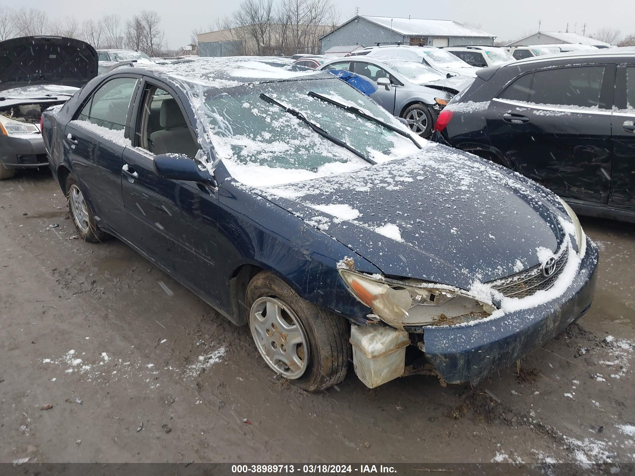 TOYOTA CAMRY 2003 4t1bf32k73u055352