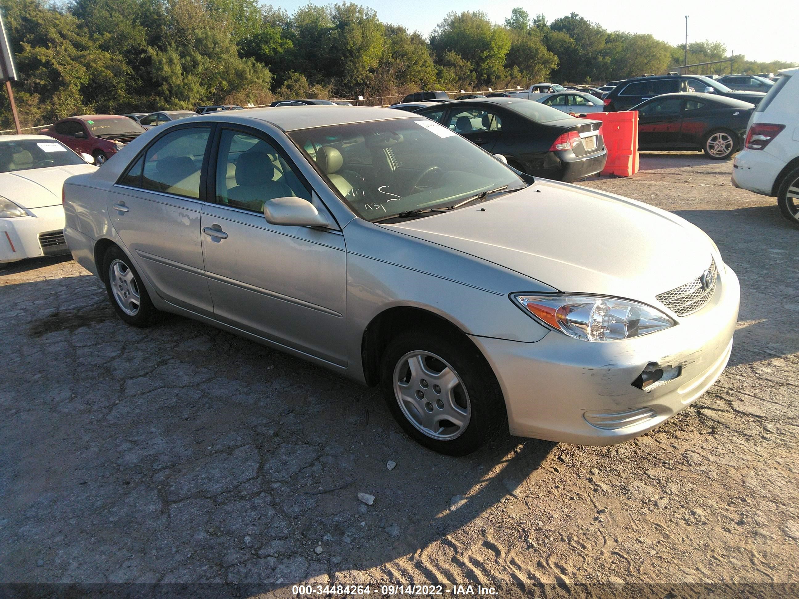 TOYOTA CAMRY 2002 4t1bf32k82u002559