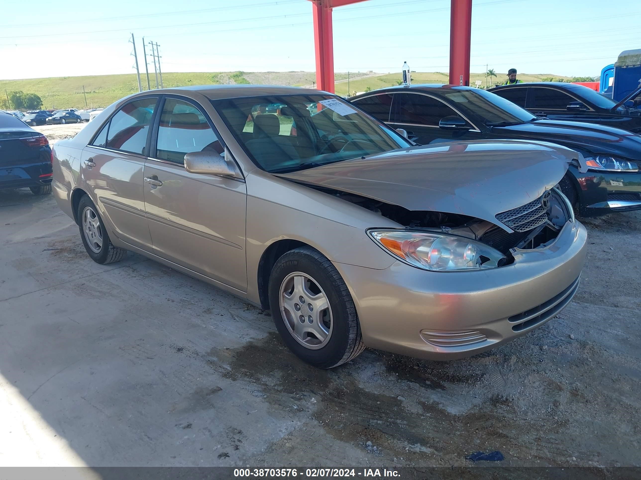 TOYOTA CAMRY 2003 4t1bf32k83u059636