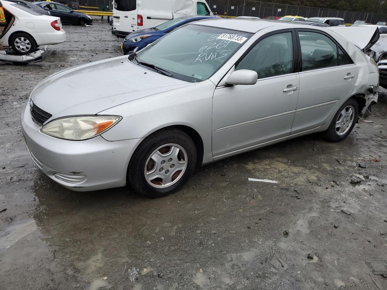 TOYOTA CAMRY 2002 4t1bf32k92u026269