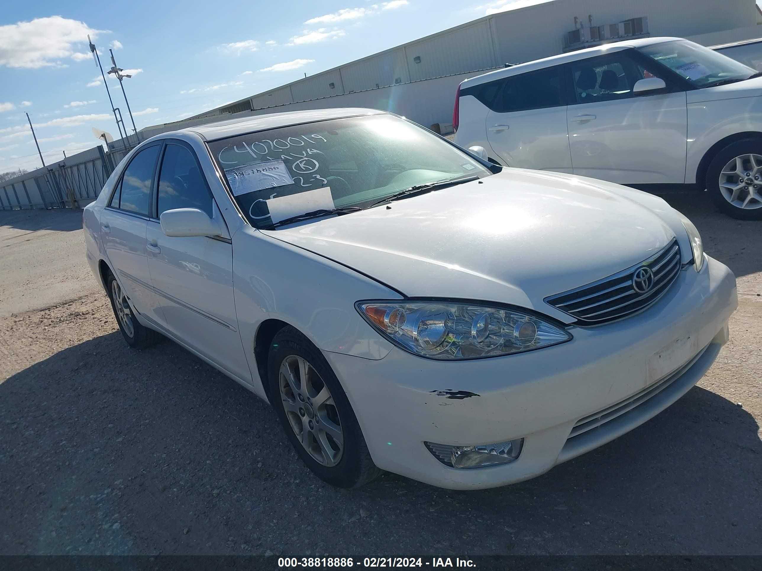 TOYOTA CAMRY 2005 4t1bf32k95u097489