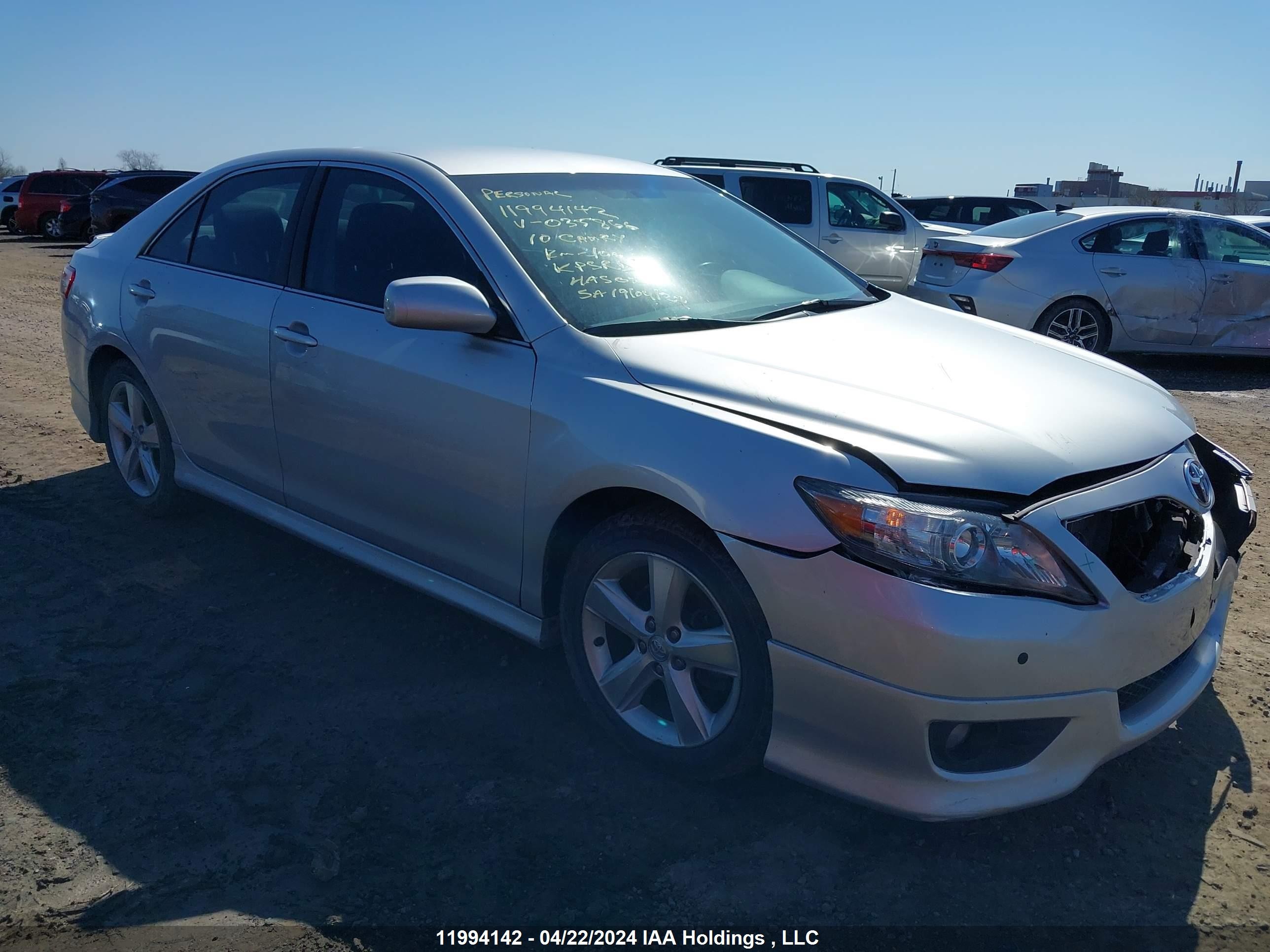 TOYOTA CAMRY 2010 4t1bf3ek3au035866