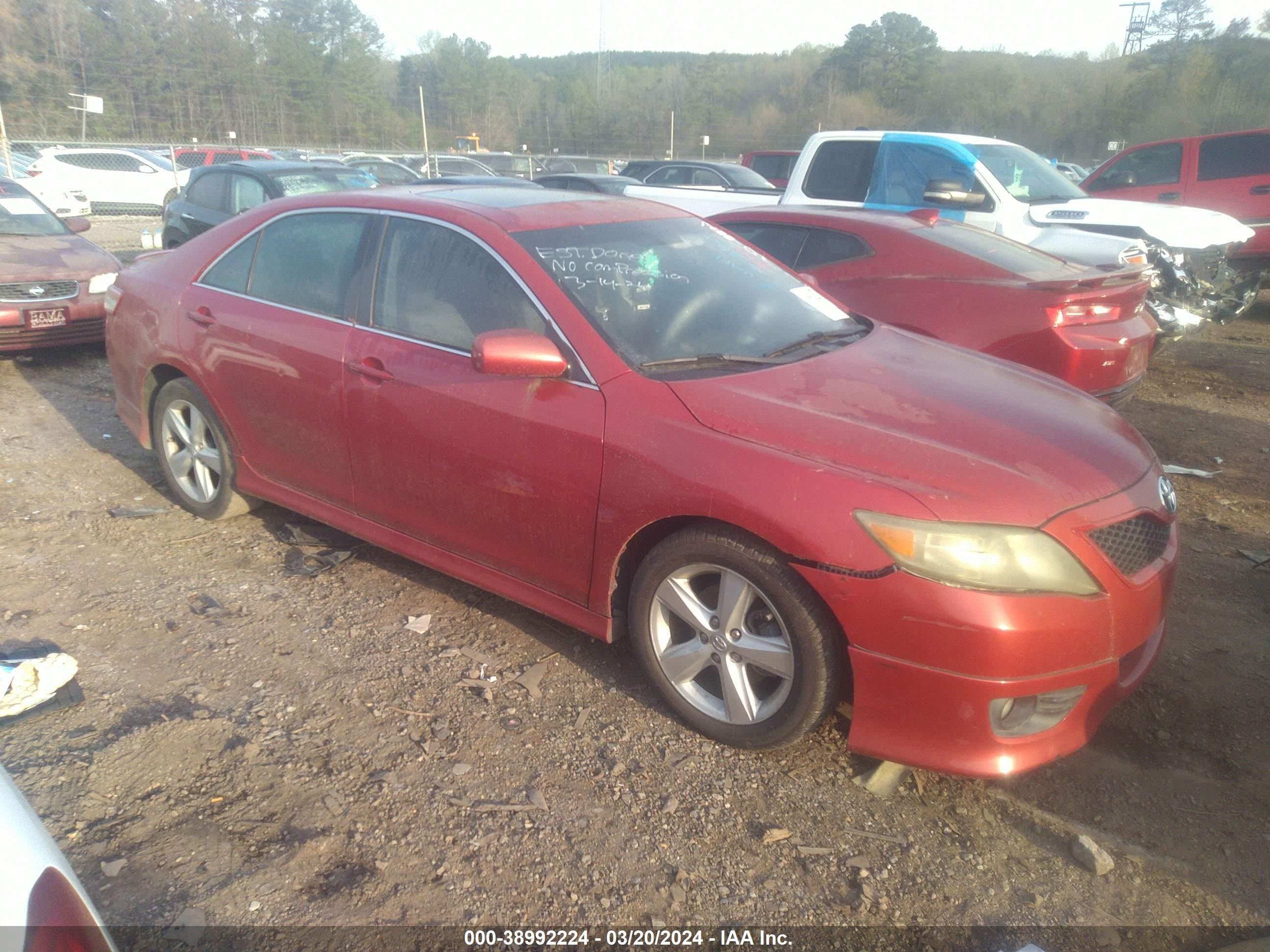 TOYOTA CAMRY 2011 4t1bf3ek9bu749017