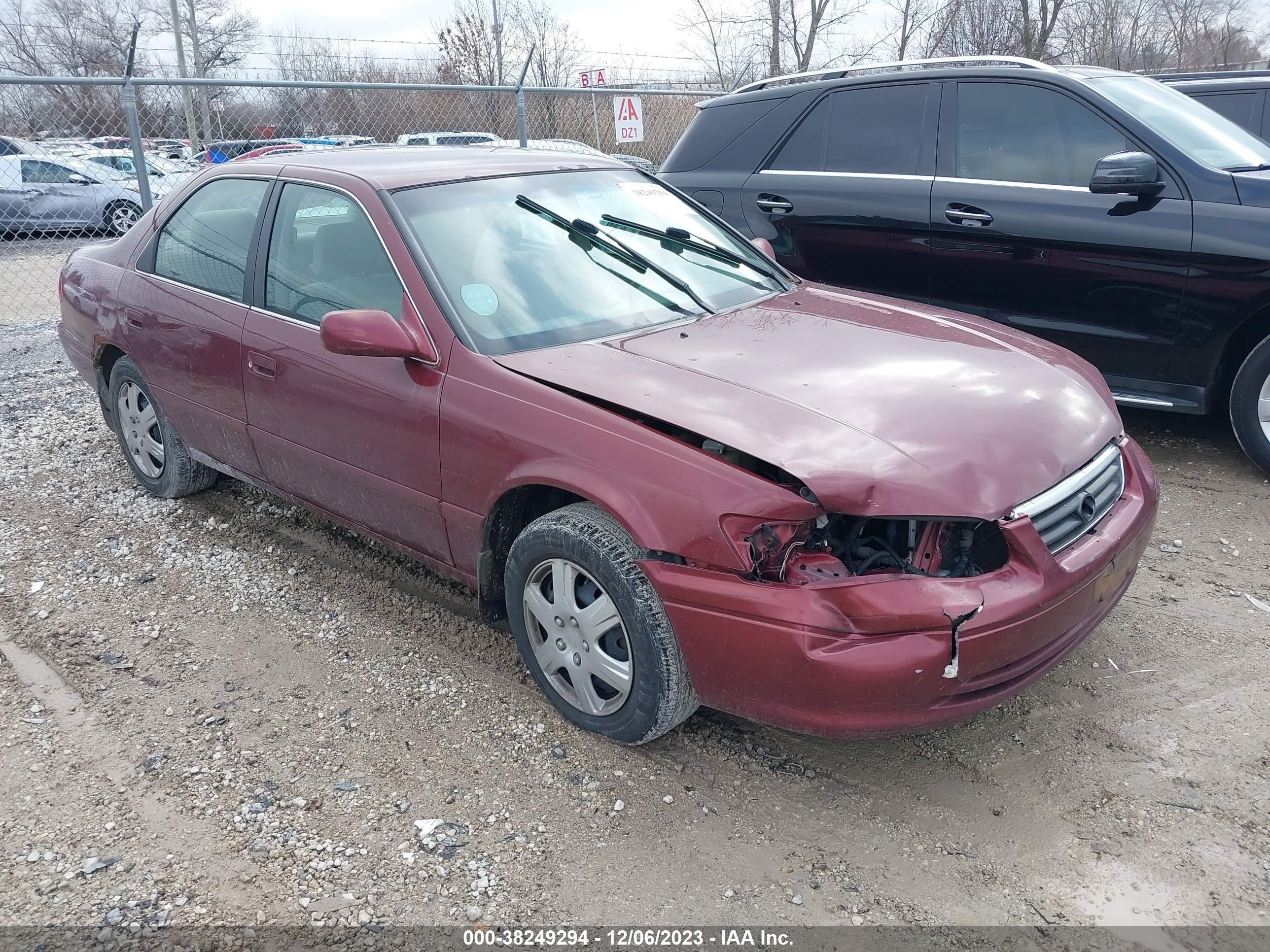 TOYOTA CAMRY 2001 4t1bg22k41u783537