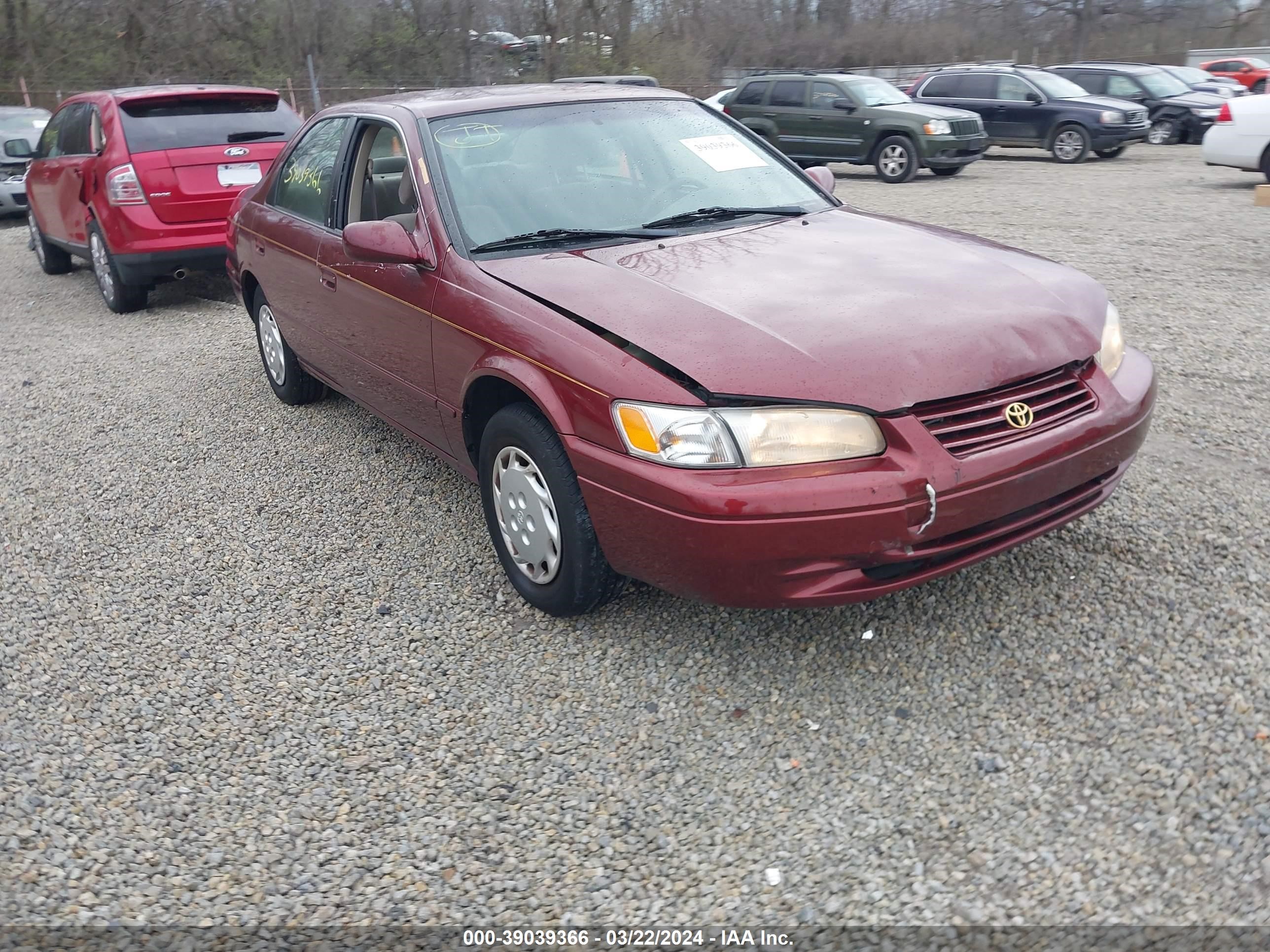 TOYOTA CAMRY 1999 4t1bg22k7xu396408