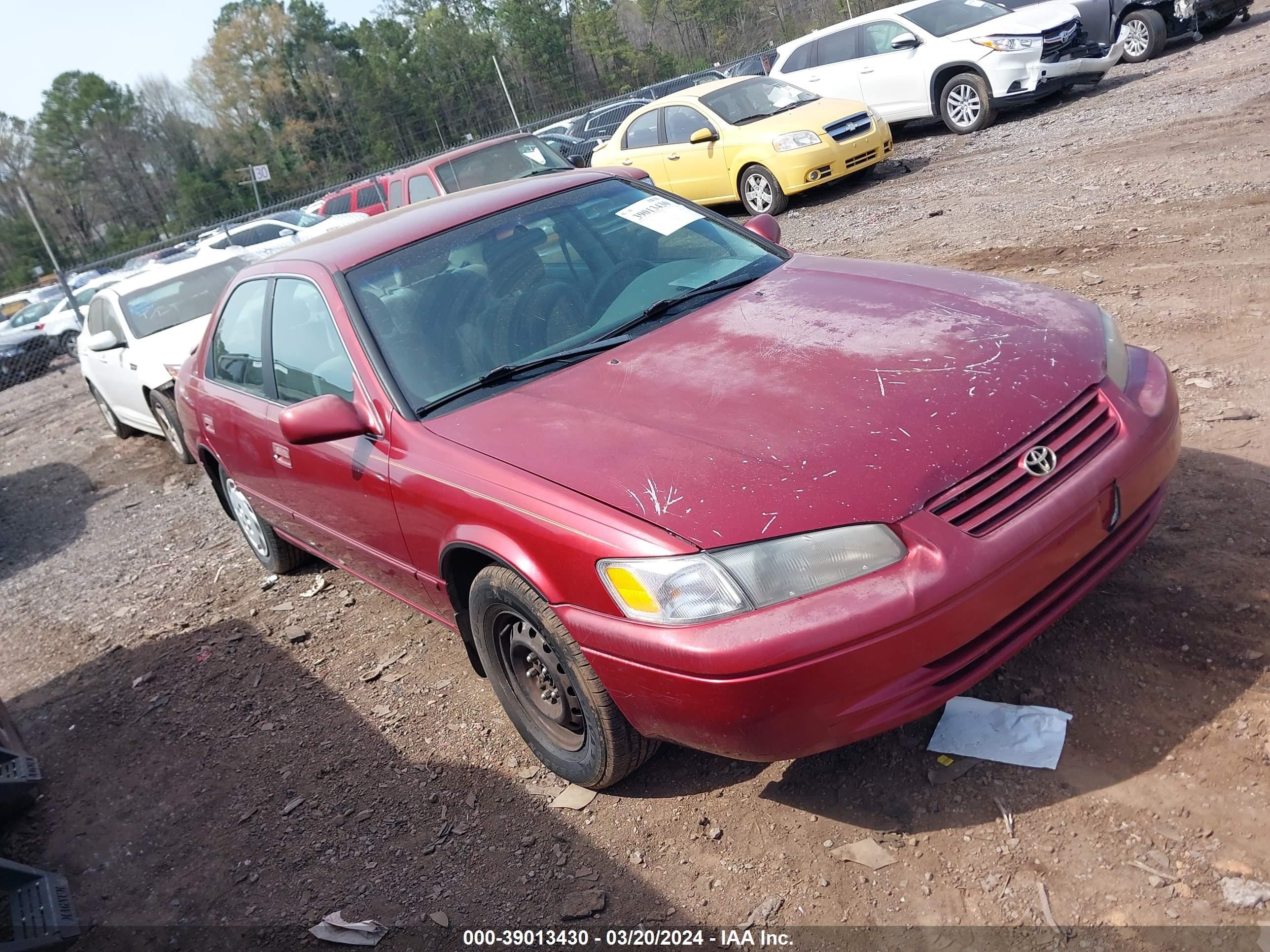 TOYOTA CAMRY 1997 4t1bg22k8vu071540