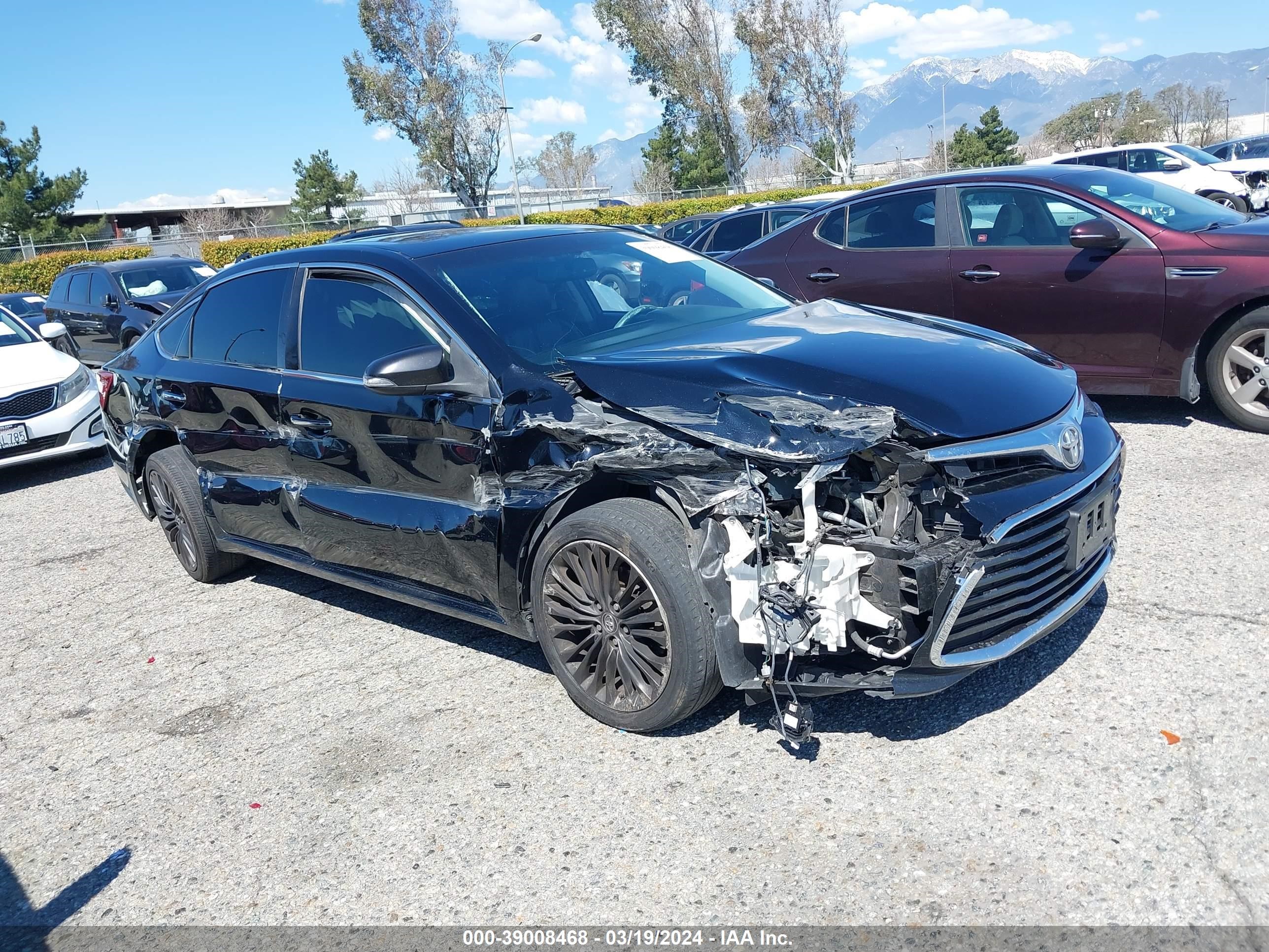 TOYOTA AVALON 2016 4t1bk1eb3gu223487