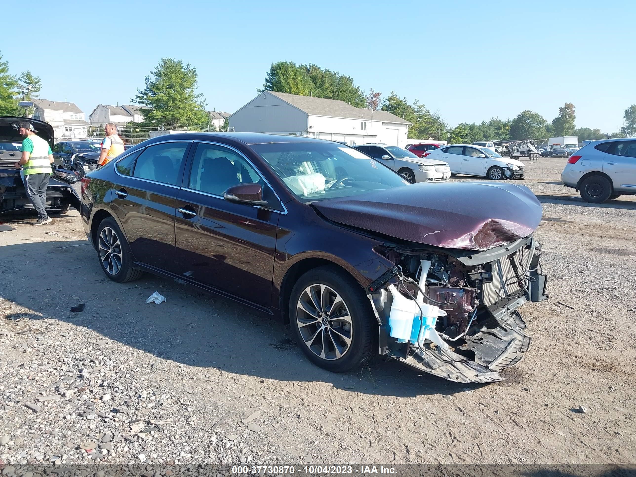 TOYOTA AVALON 2017 4t1bk1eb3hu249847