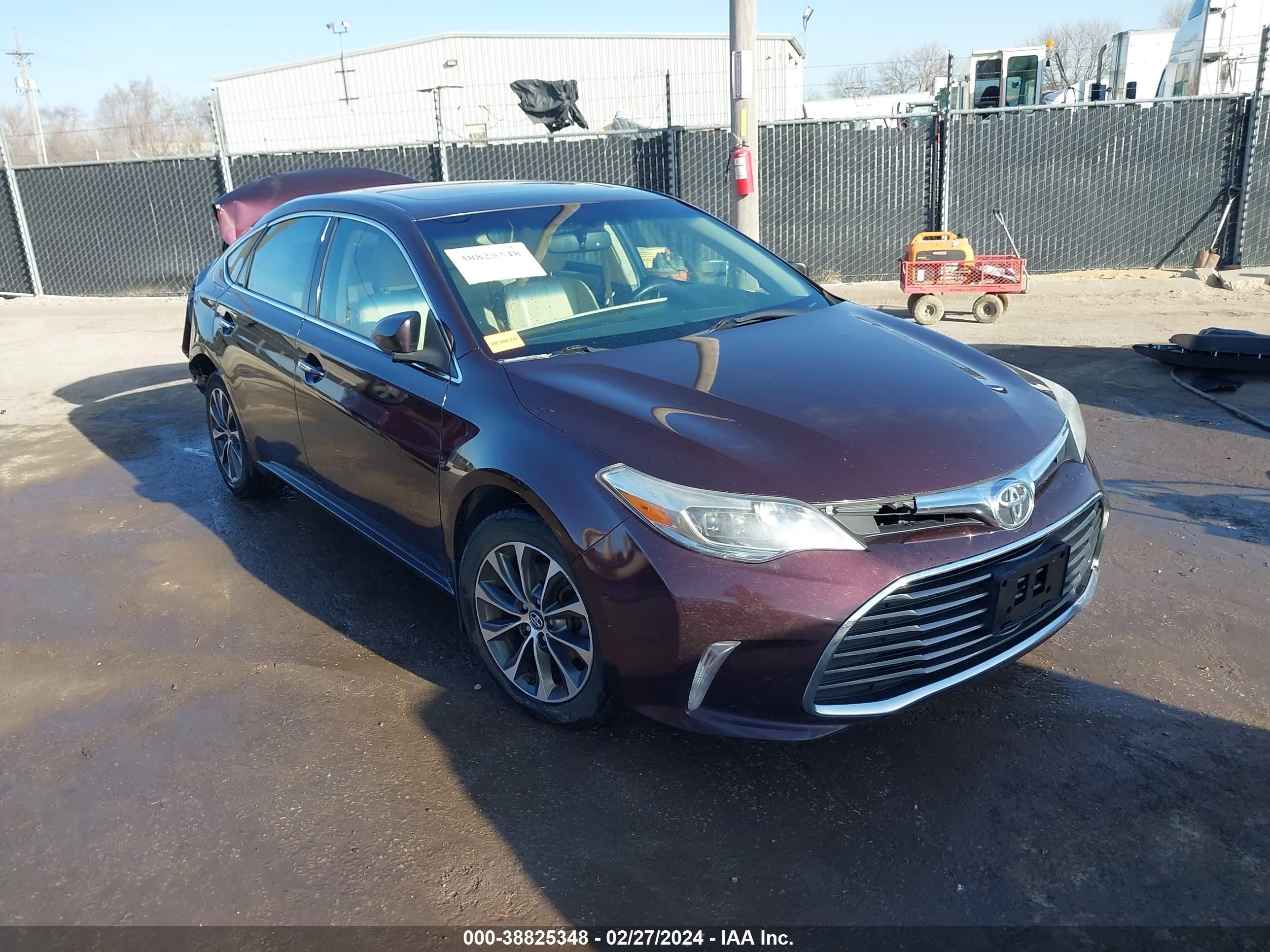 TOYOTA AVALON 2016 4t1bk1eb6gu242826