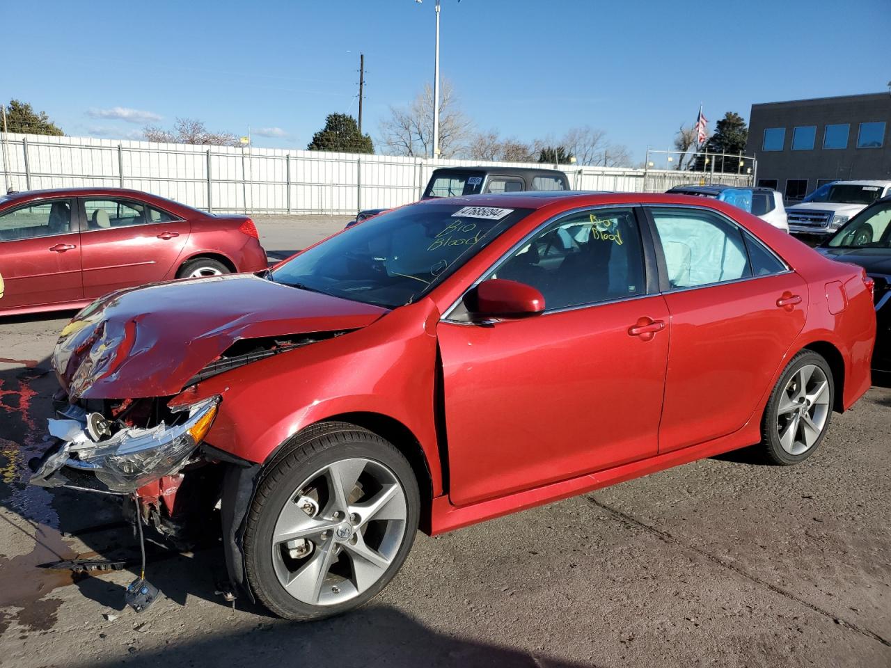 TOYOTA CAMRY 2012 4t1bk1fk5cu518146