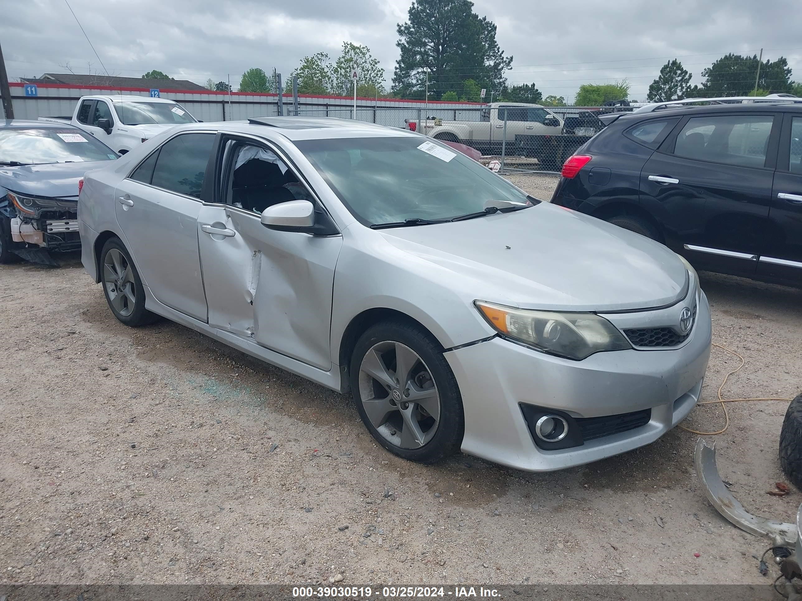 TOYOTA CAMRY 2012 4t1bk1fk8cu501325