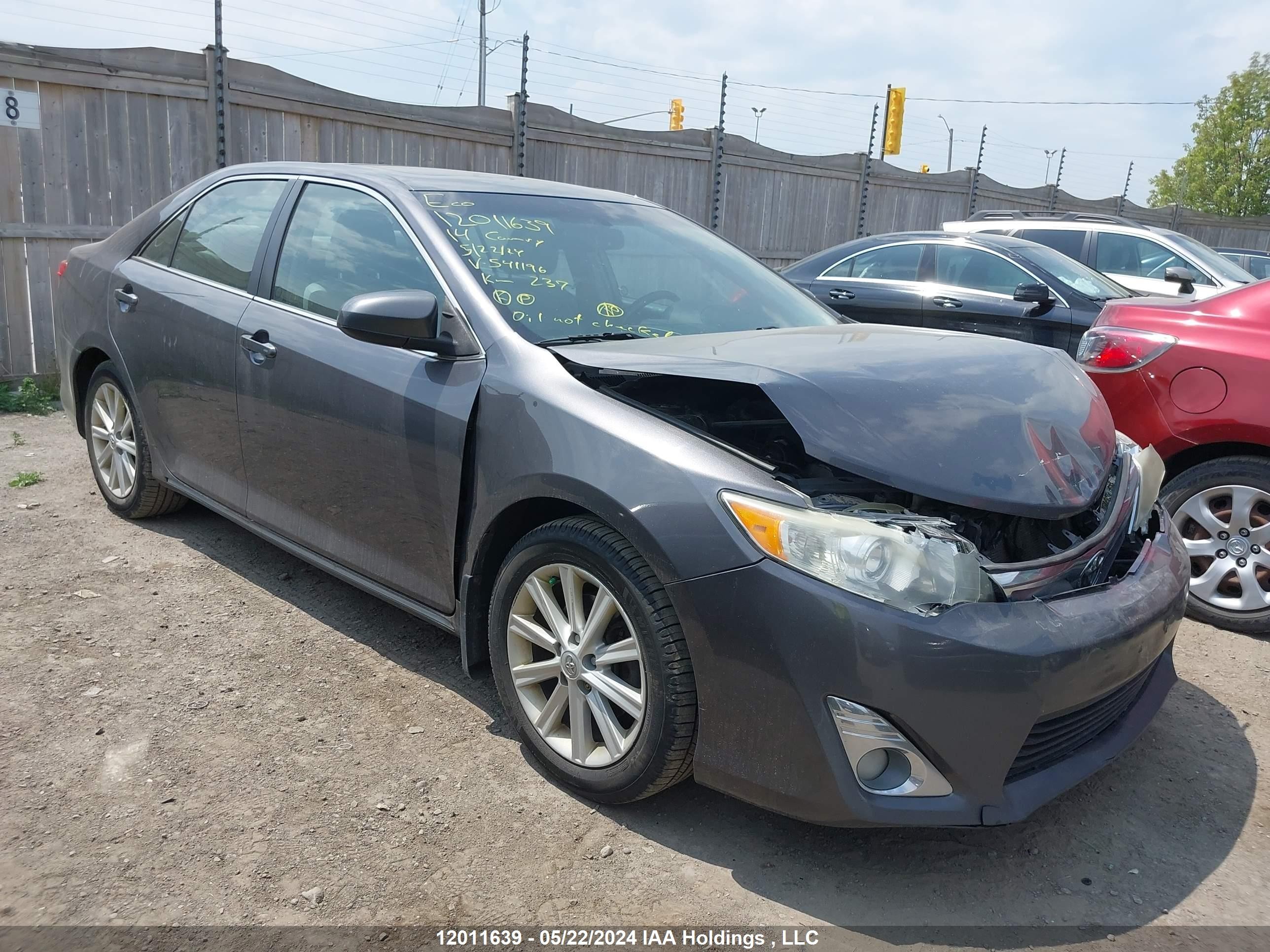 TOYOTA CAMRY 2014 4t1bk1fkxeu541196