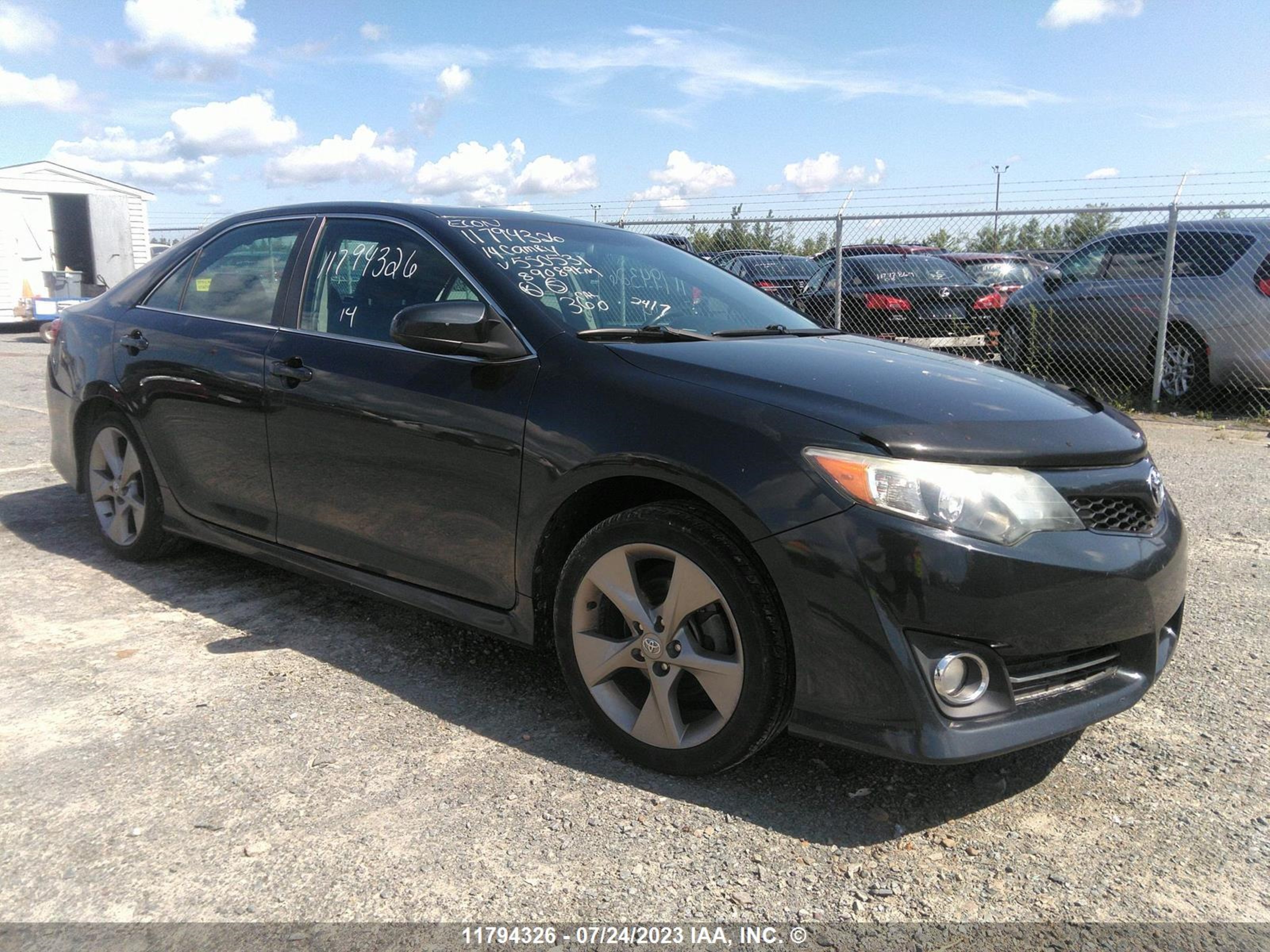 TOYOTA CAMRY 2014 4t1bk1fkxeu550531