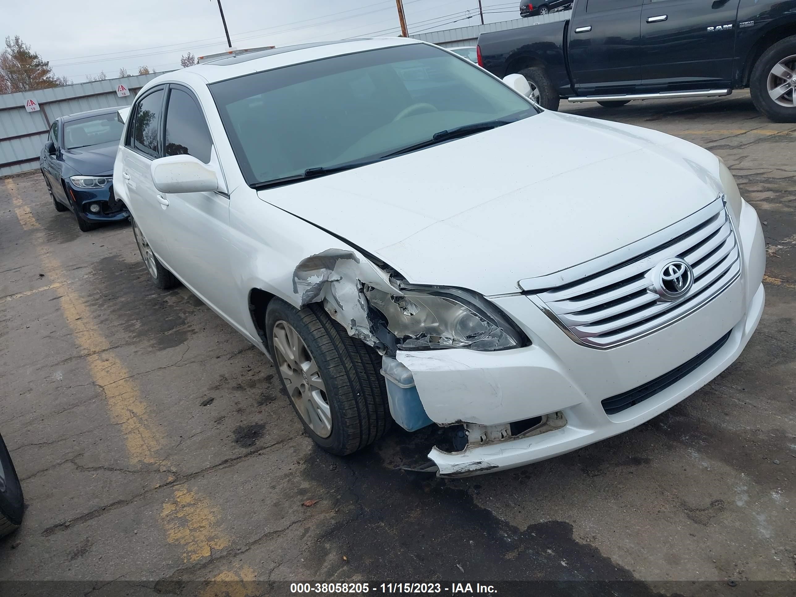 TOYOTA AVALON 2008 4t1bk36b08u299809