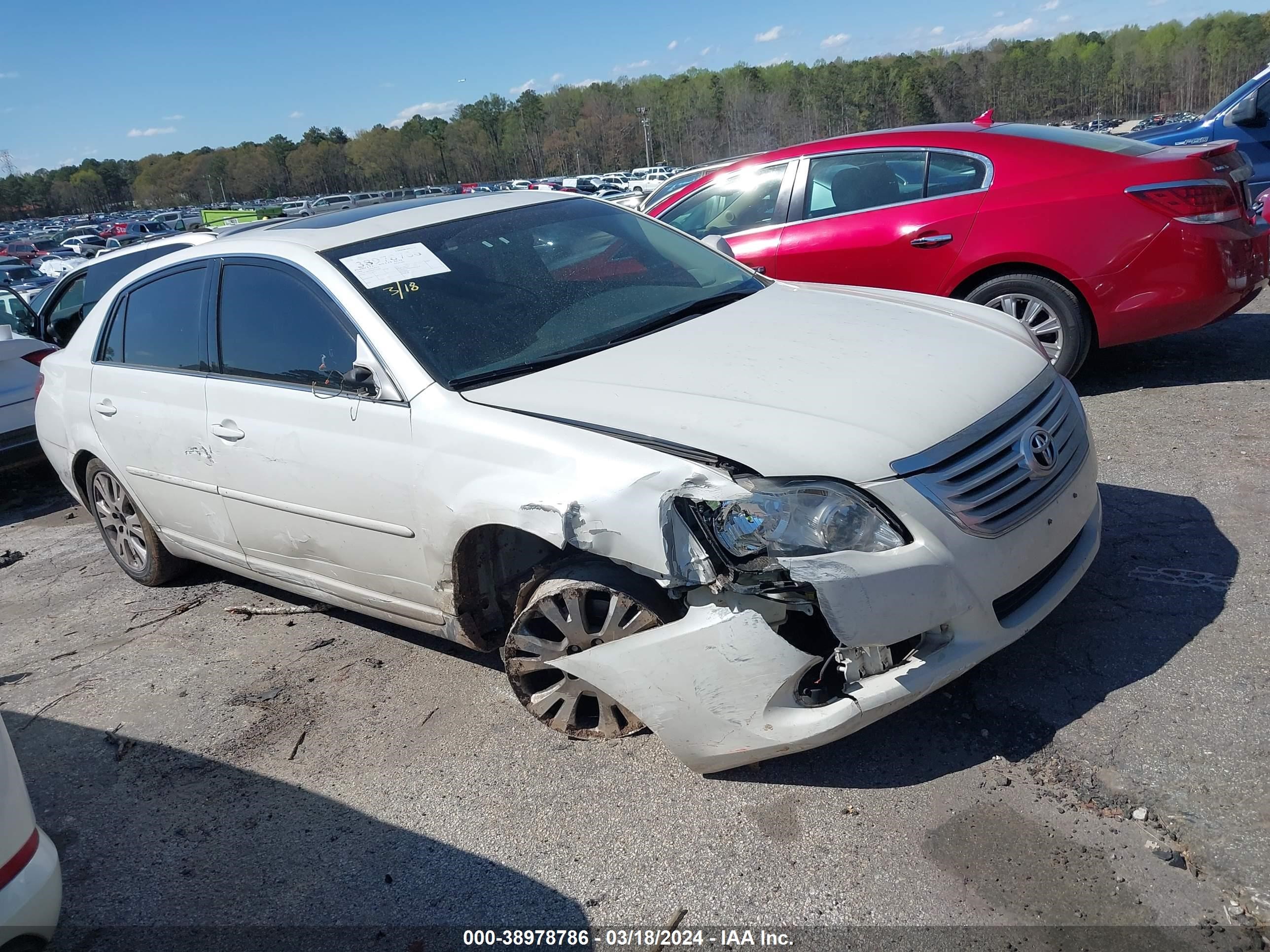 TOYOTA AVALON 2008 4t1bk36b08u321243