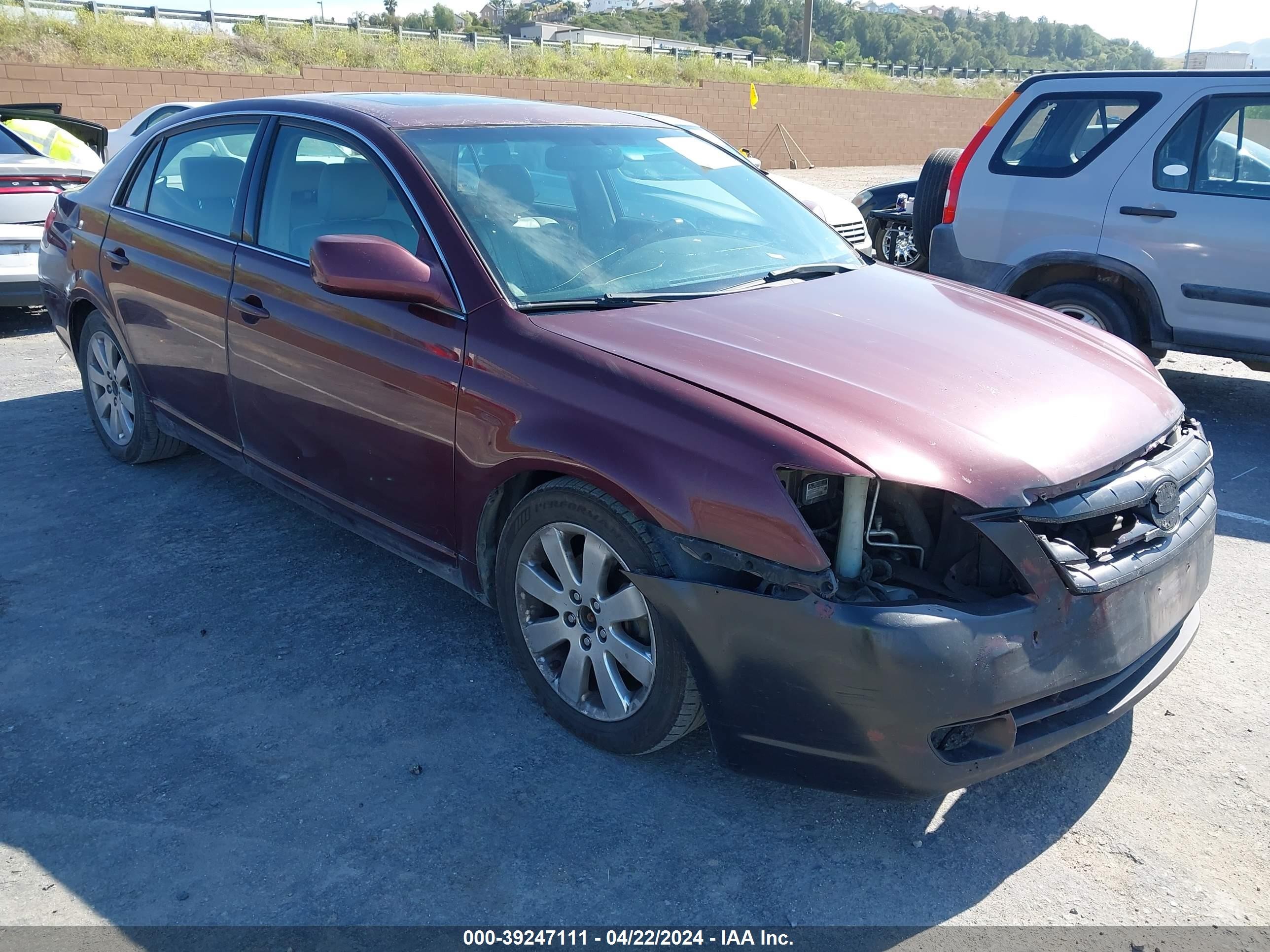 TOYOTA AVALON 2007 4t1bk36b17u171447