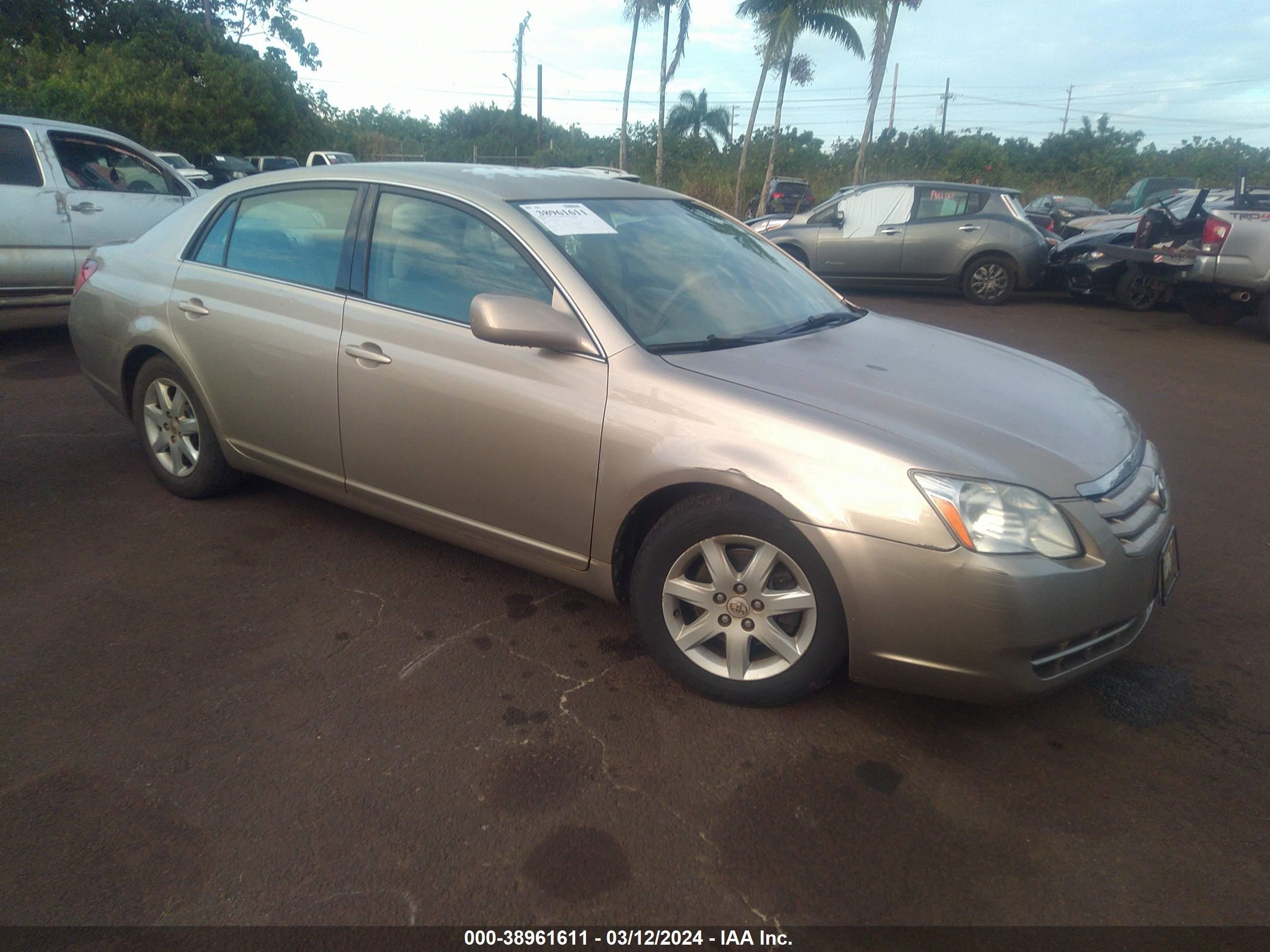 TOYOTA AVALON 2005 4t1bk36b25u038340