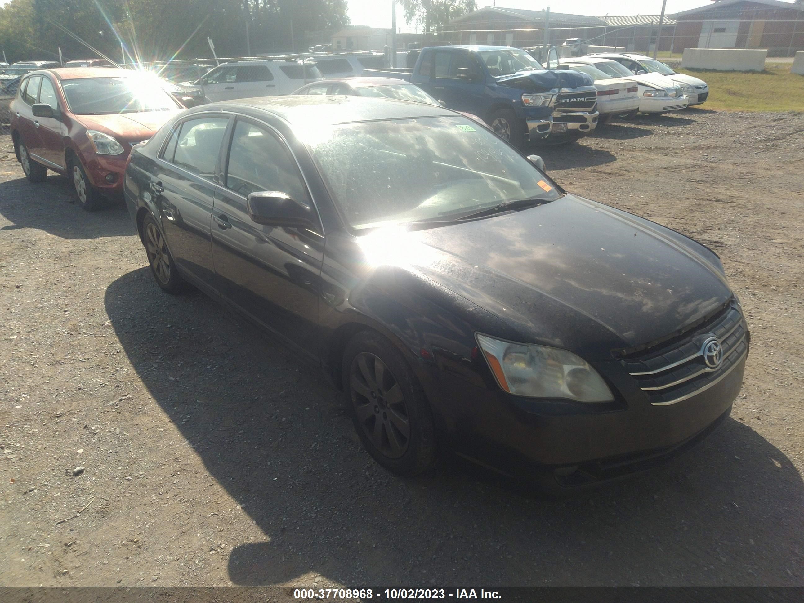 TOYOTA AVALON 2007 4t1bk36b27u250545