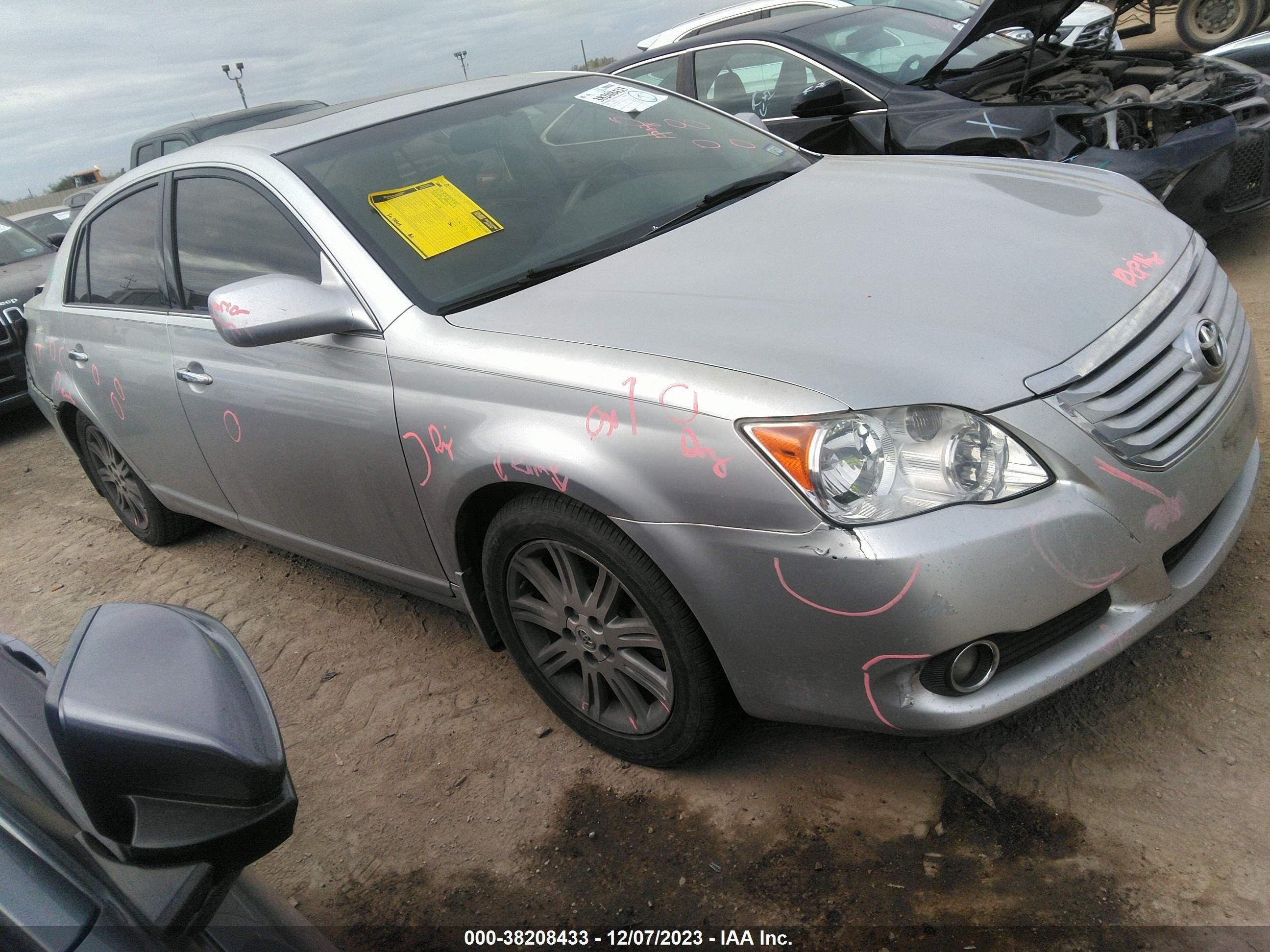 TOYOTA AVALON 2008 4t1bk36b28u301320