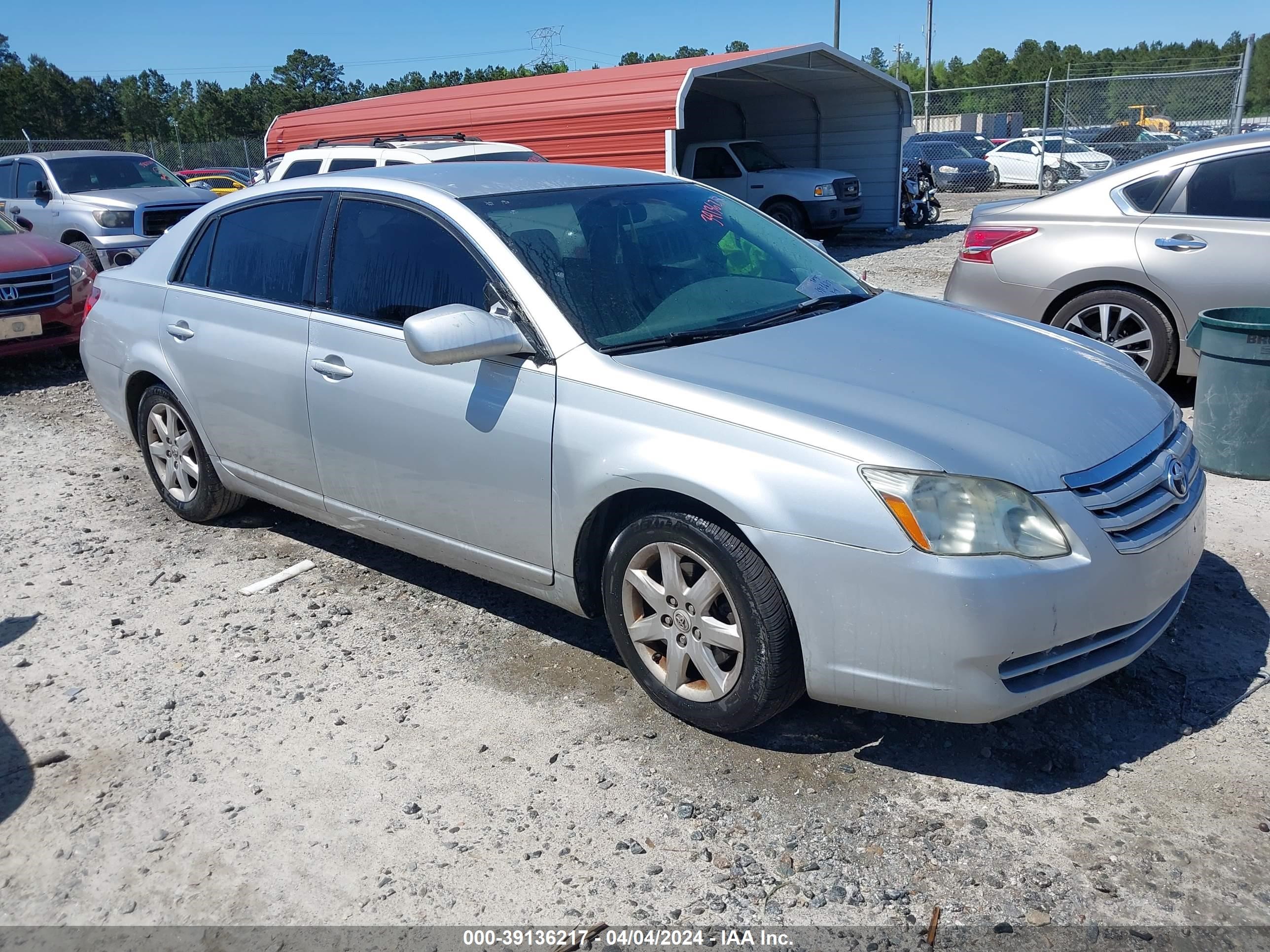 TOYOTA AVALON 2007 4t1bk36b37u171207