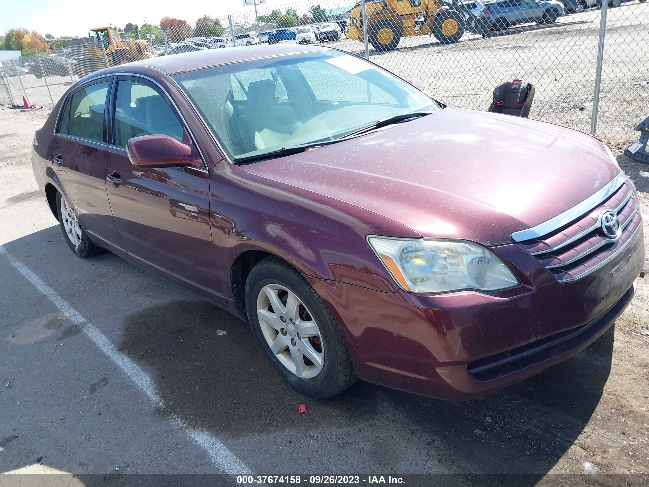 TOYOTA AVALON 2005 4t1bk36b45u037576