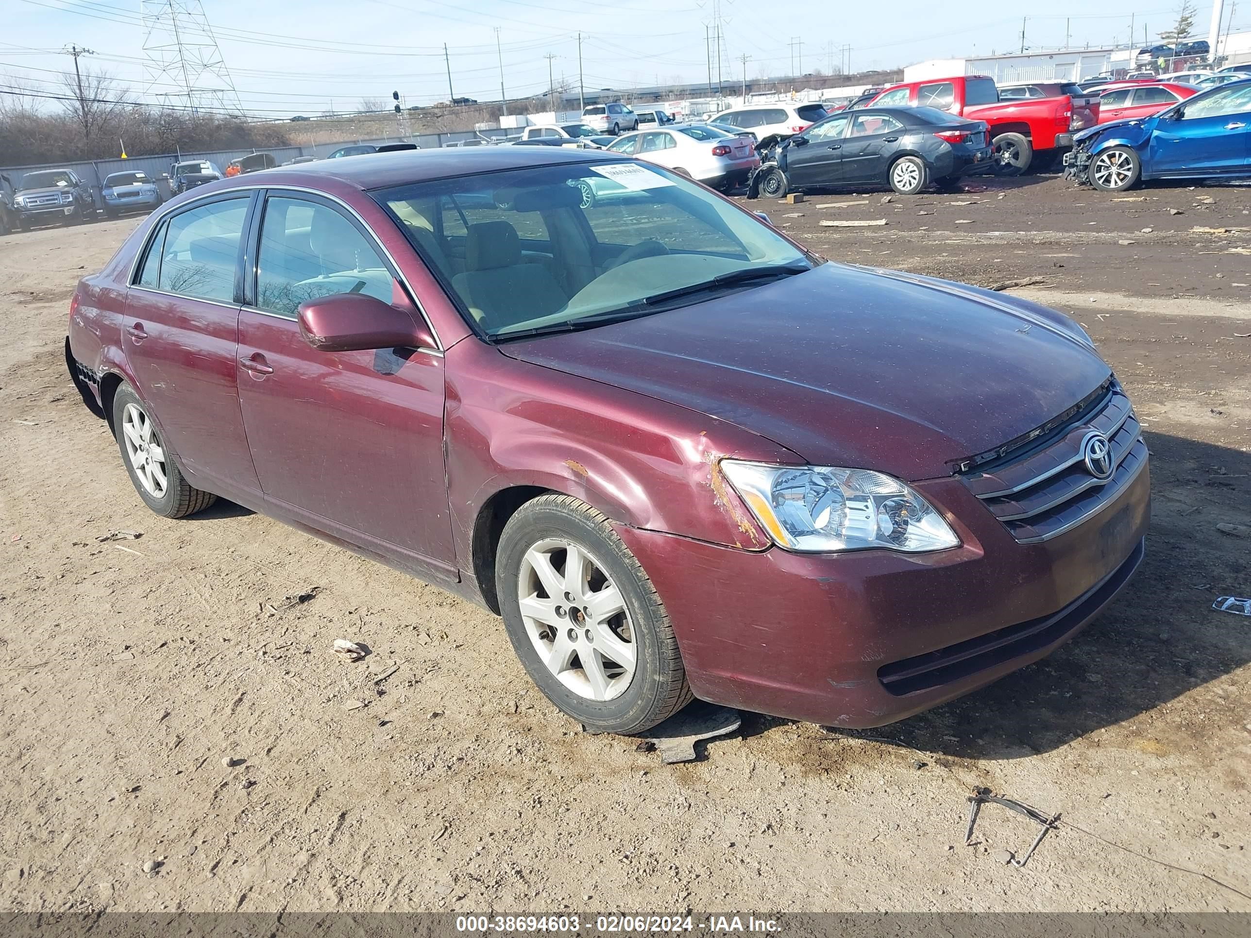 TOYOTA AVALON 2007 4t1bk36b47u194284