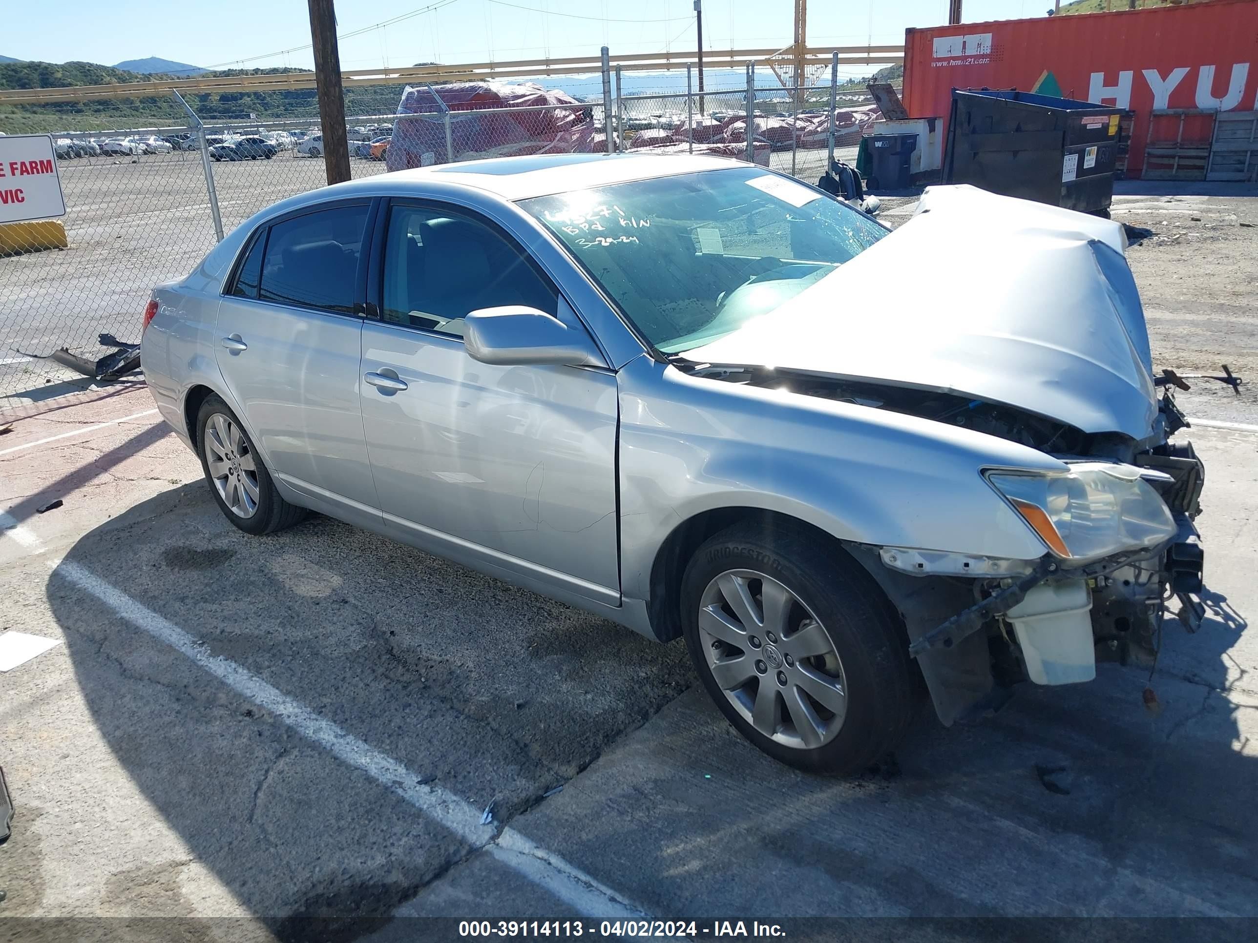 TOYOTA AVALON 2007 4t1bk36b47u244648