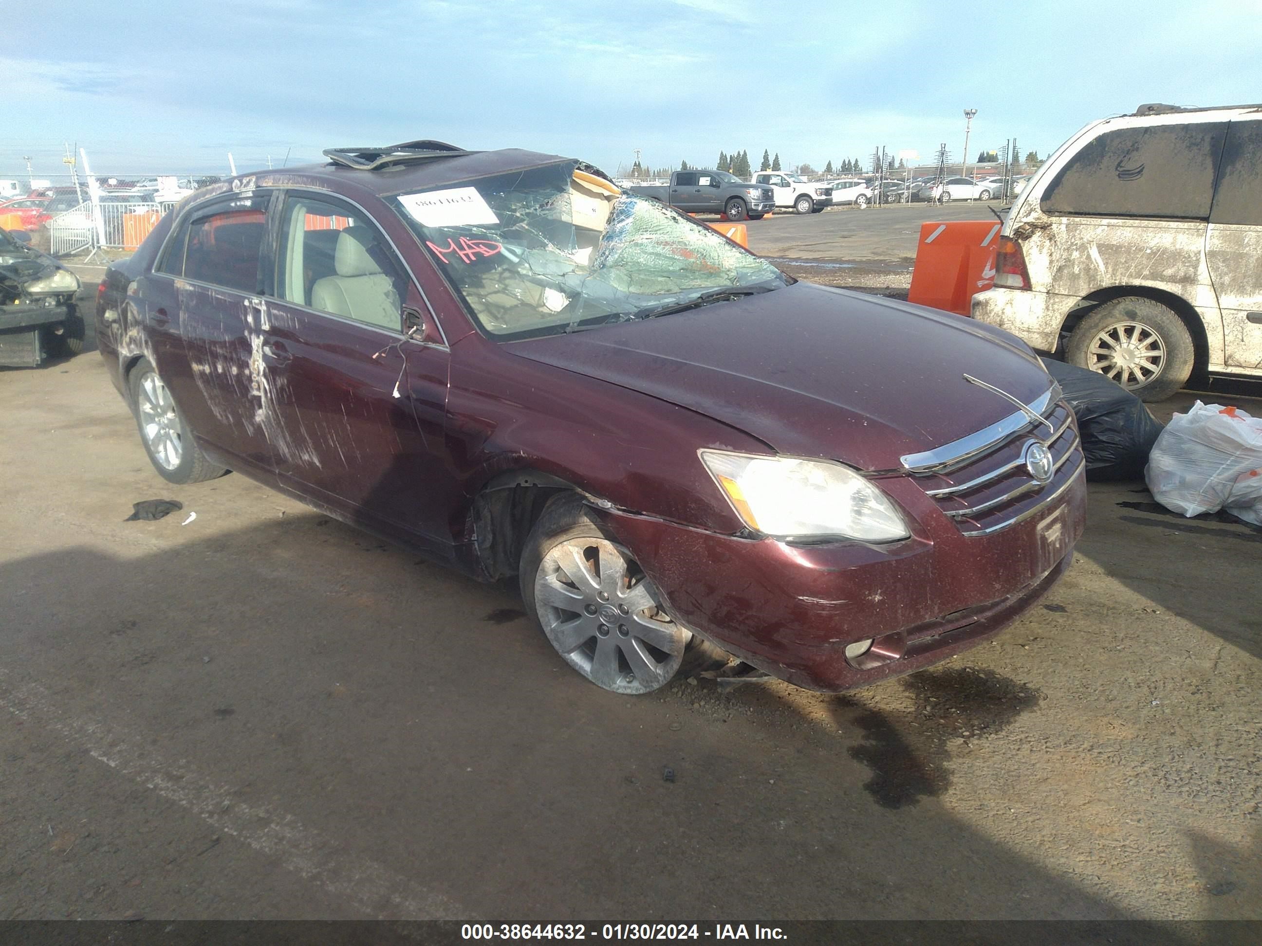 TOYOTA AVALON 2007 4t1bk36b47u248781