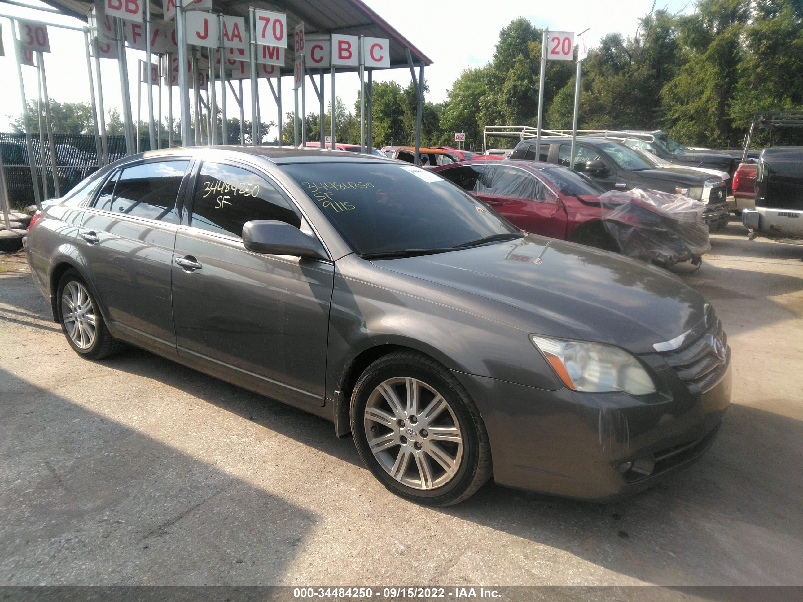 TOYOTA AVALON 2007 4t1bk36b87u192845