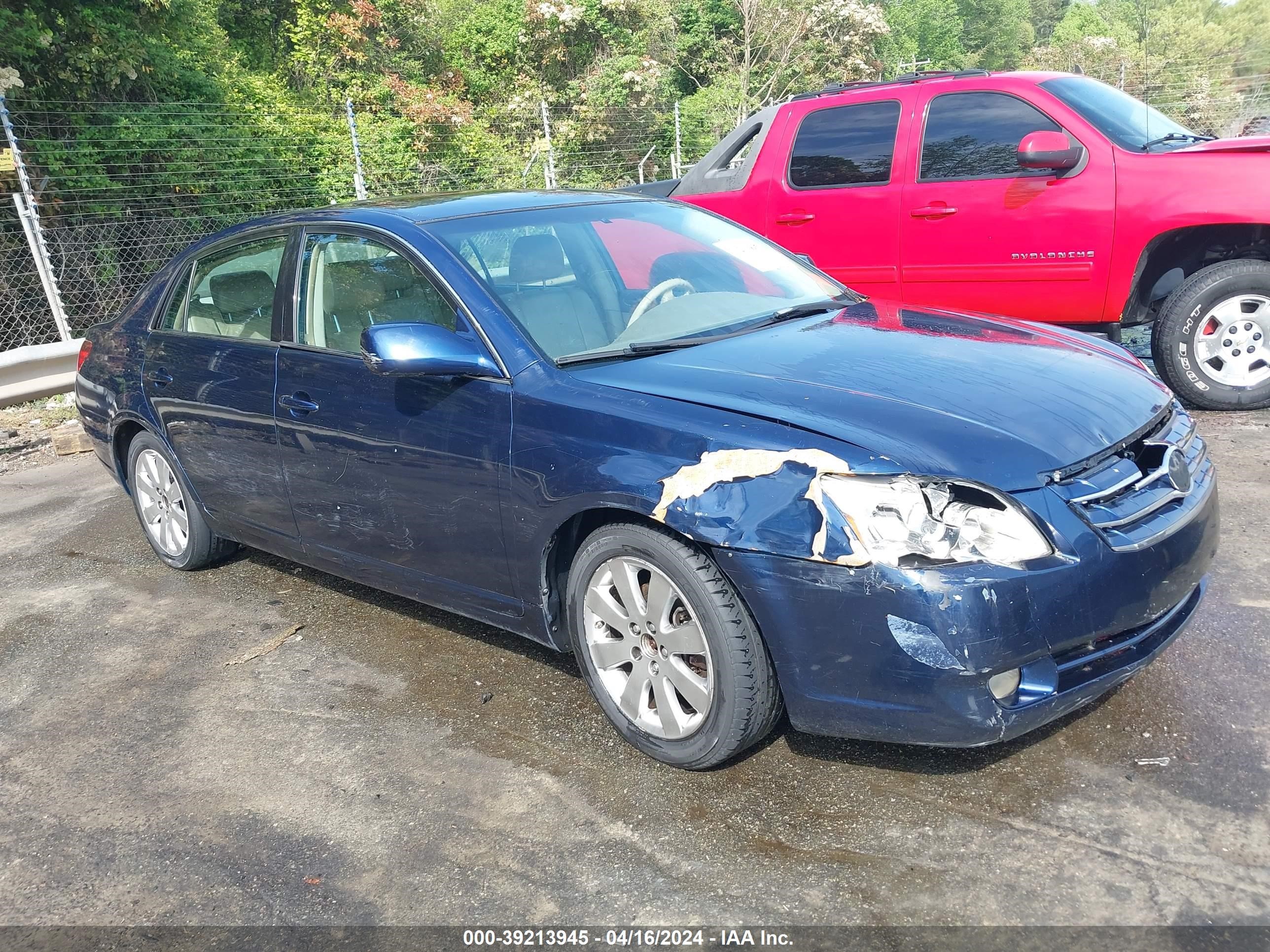 TOYOTA AVALON 2007 4t1bk36b87u212348