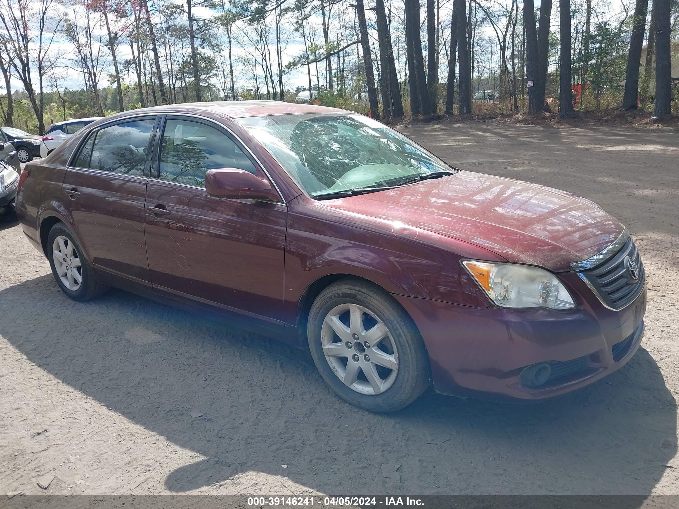 TOYOTA AVALON 2008 4t1bk36b88u287097