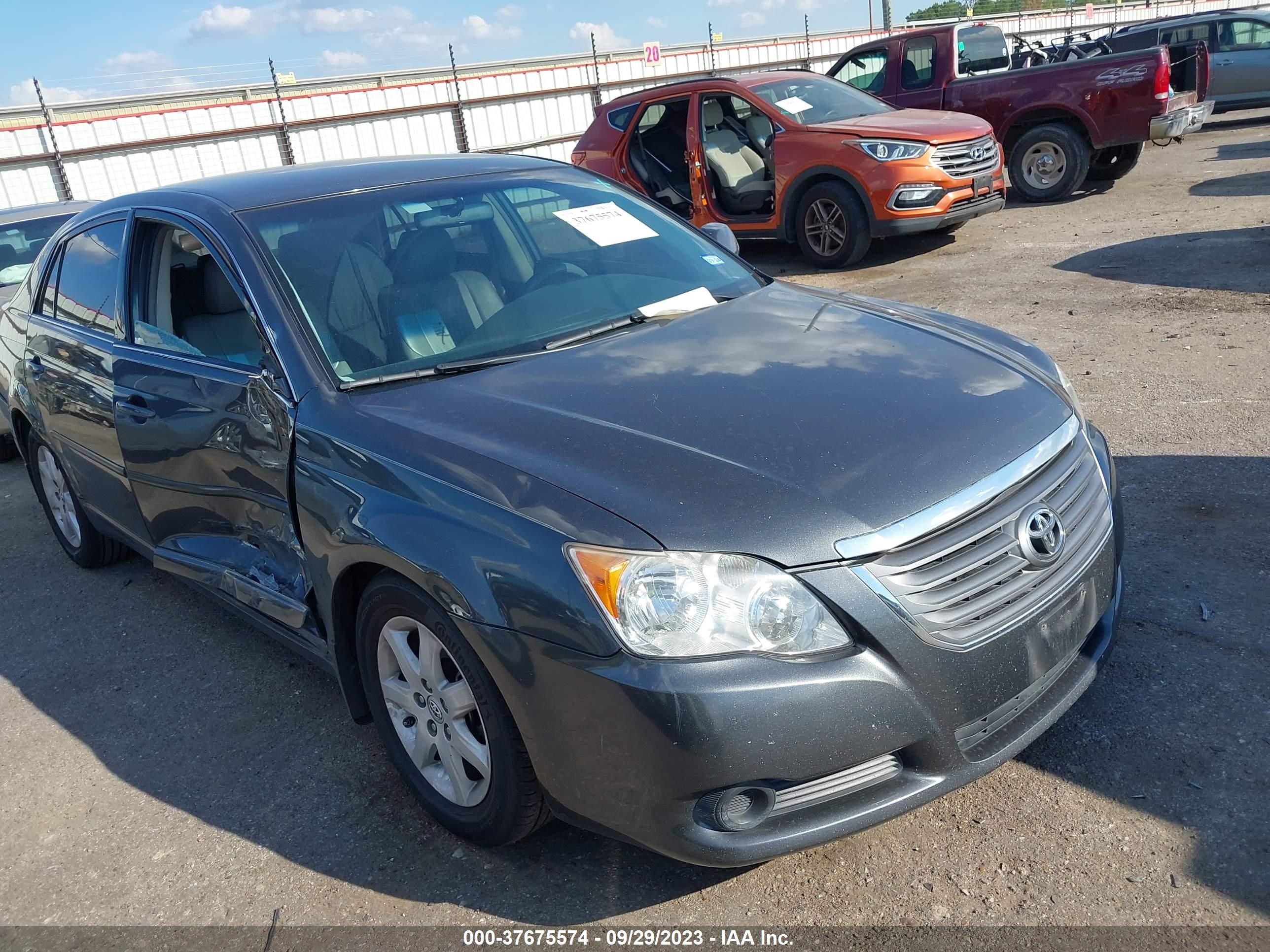 TOYOTA AVALON 2008 4t1bk36b98u294642