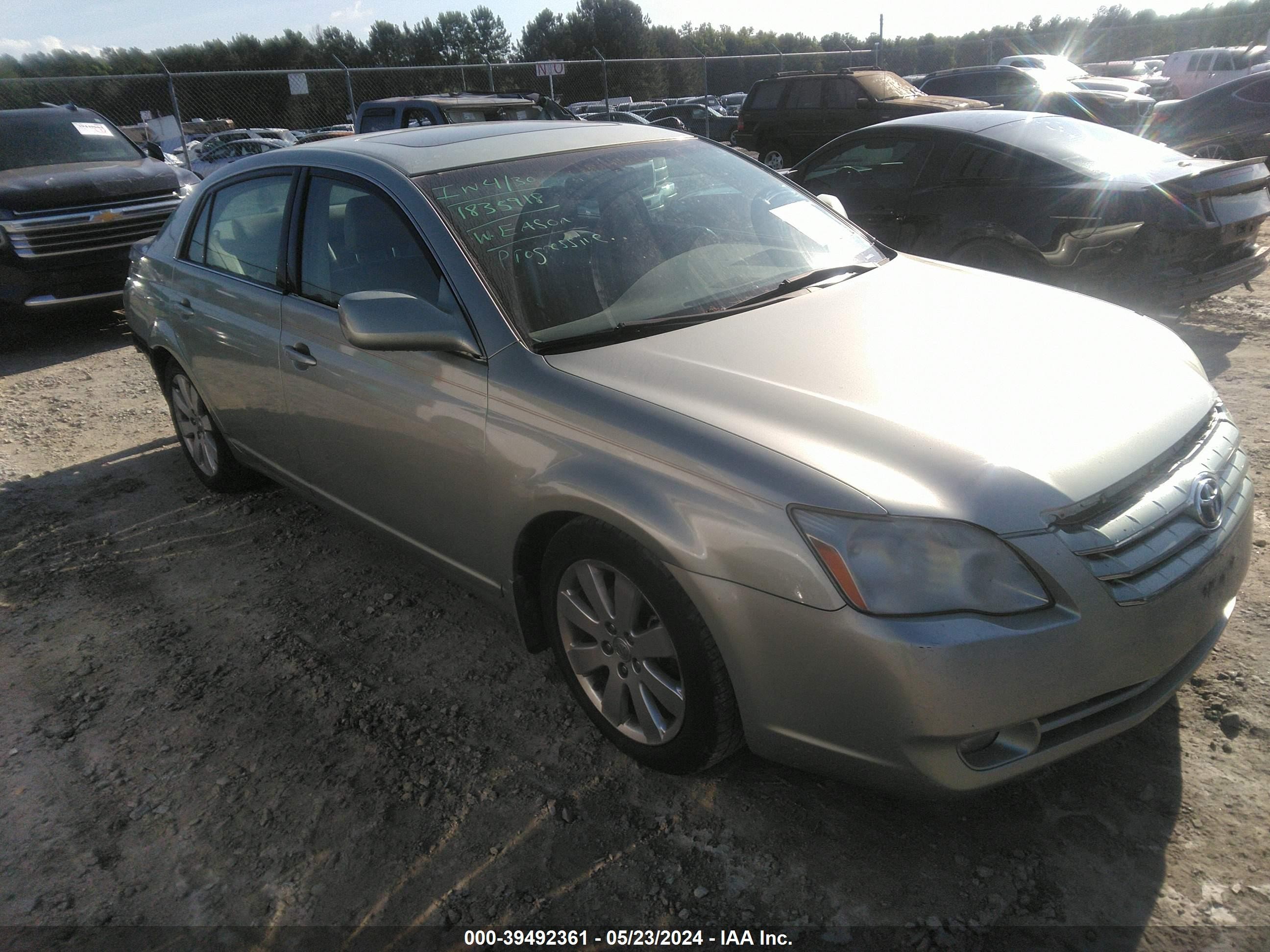 TOYOTA AVALON 2007 4t1bk36bx7u194290