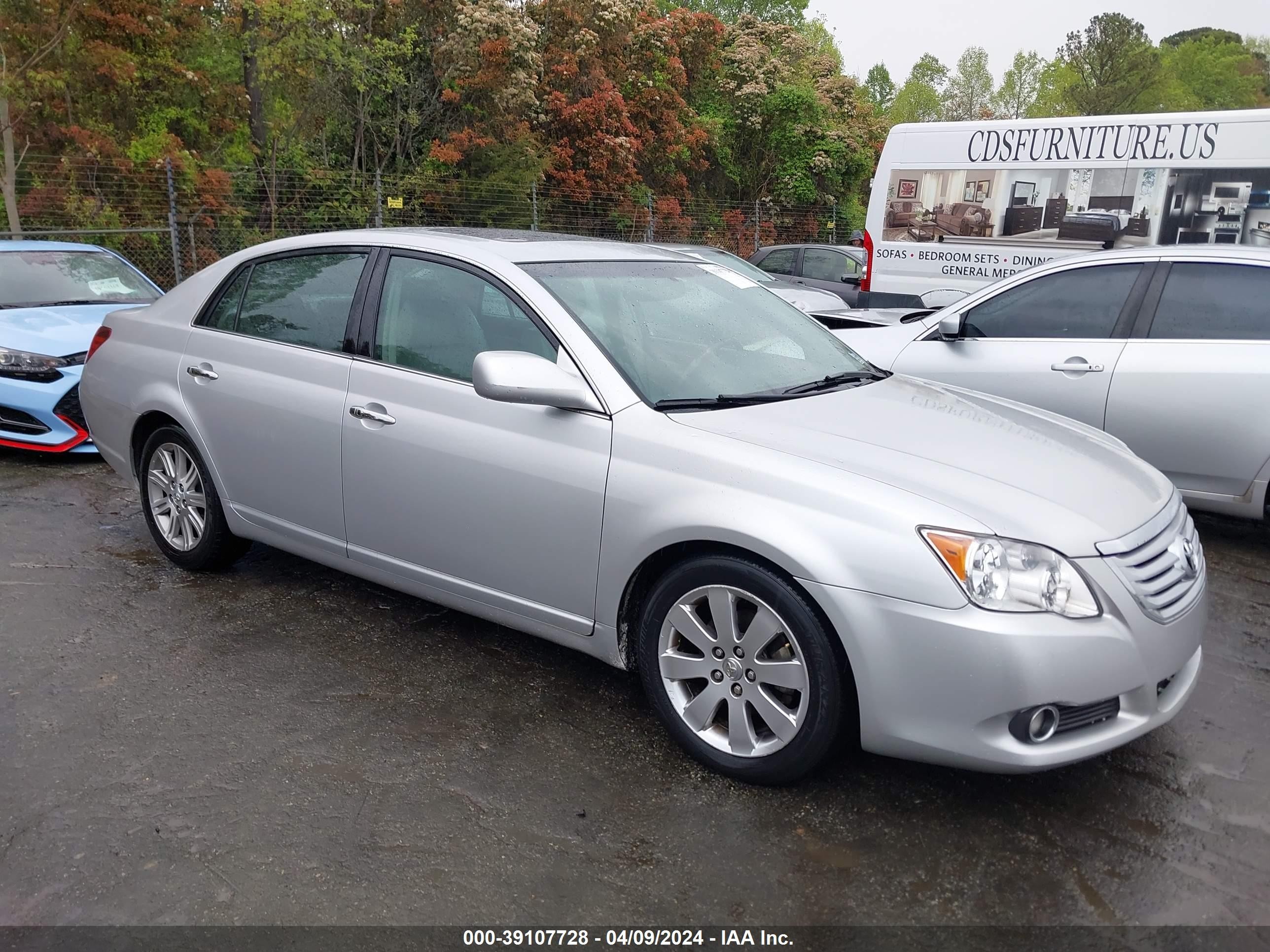 TOYOTA AVALON 2008 4t1bk36bx8u267482