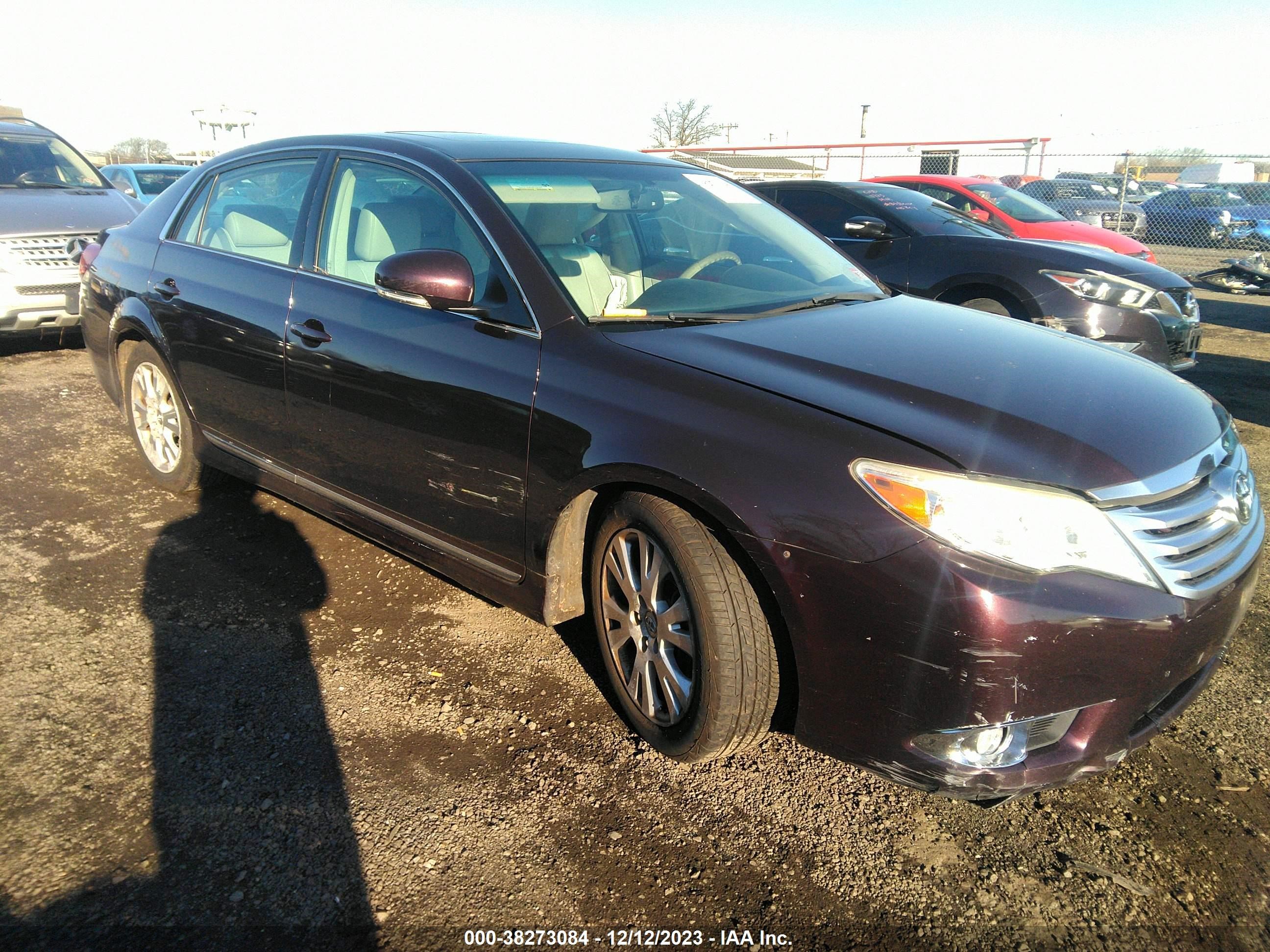 TOYOTA AVALON 2011 4t1bk3db3bu386629