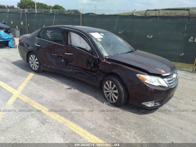 TOYOTA AVALON 2011 4t1bk3db7bu407157