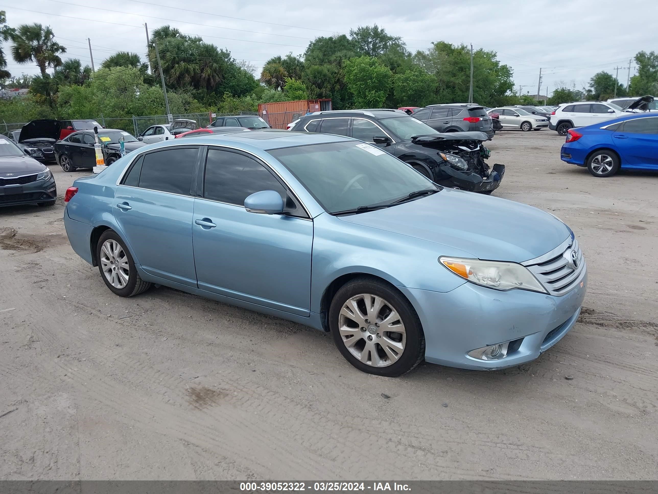 TOYOTA AVALON 2011 4t1bk3db7bu431071