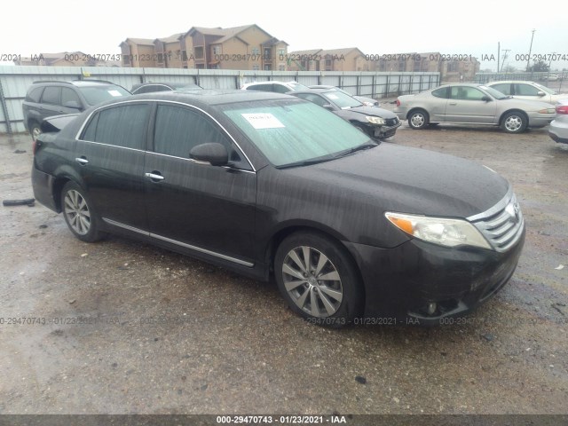 TOYOTA AVALON 2011 4t1bk3db9bu418502