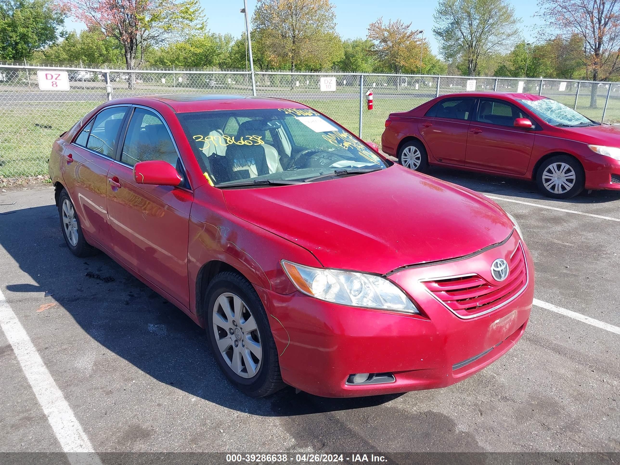 TOYOTA CAMRY 2008 4t1bk46k28u061675