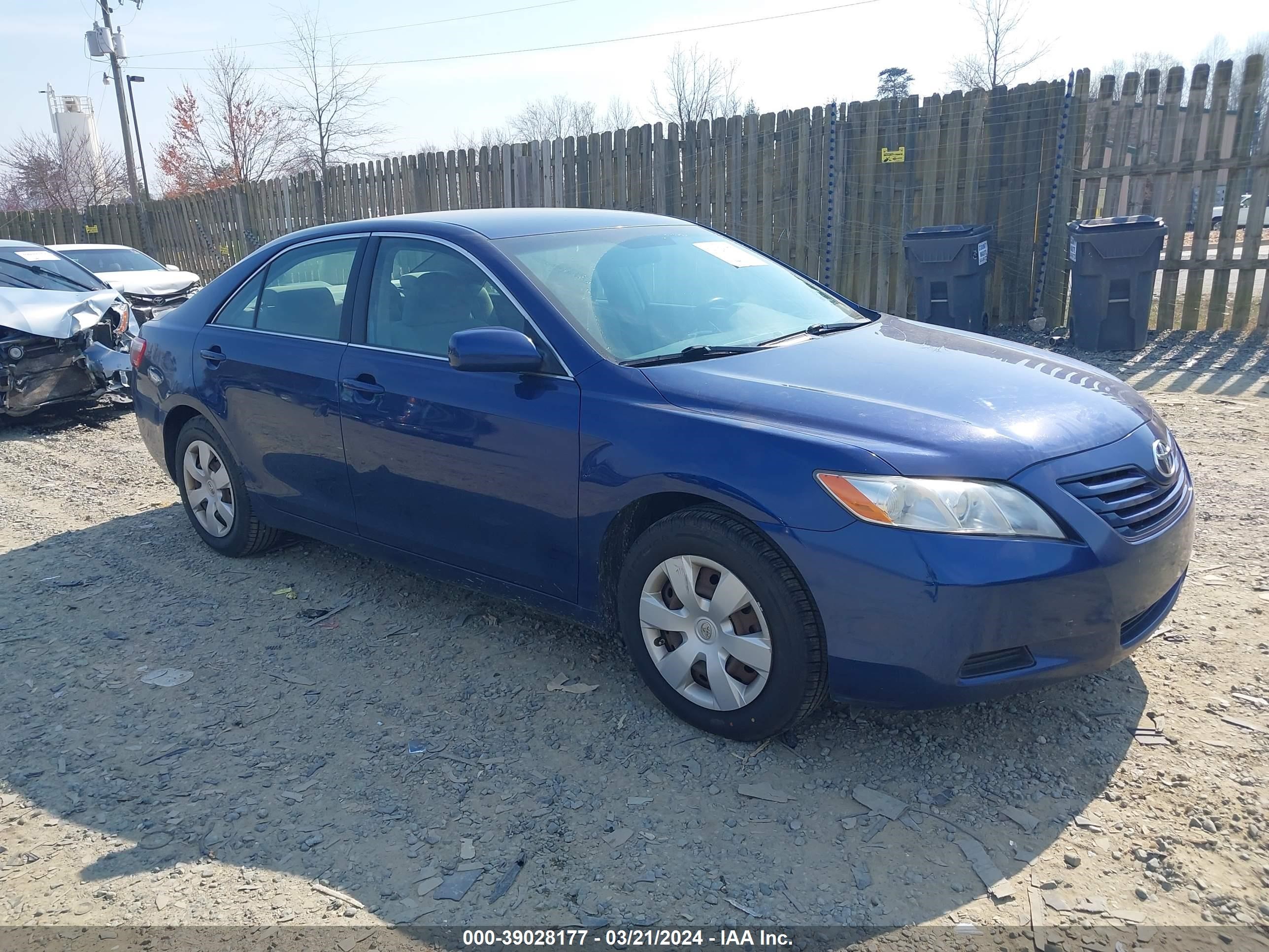 TOYOTA CAMRY 2007 4t1bk46k37u017795