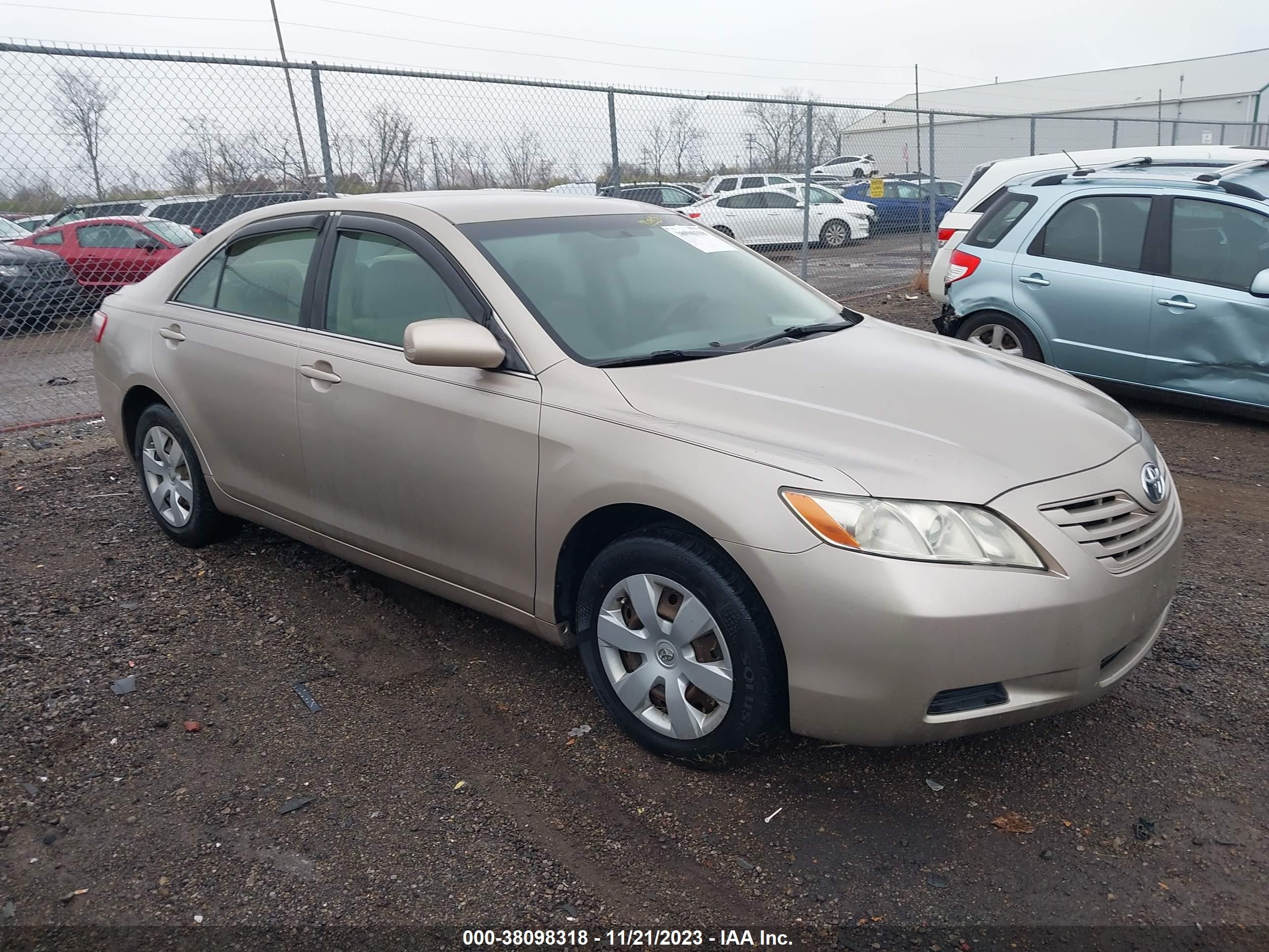 TOYOTA CAMRY 2007 4t1bk46k37u516953