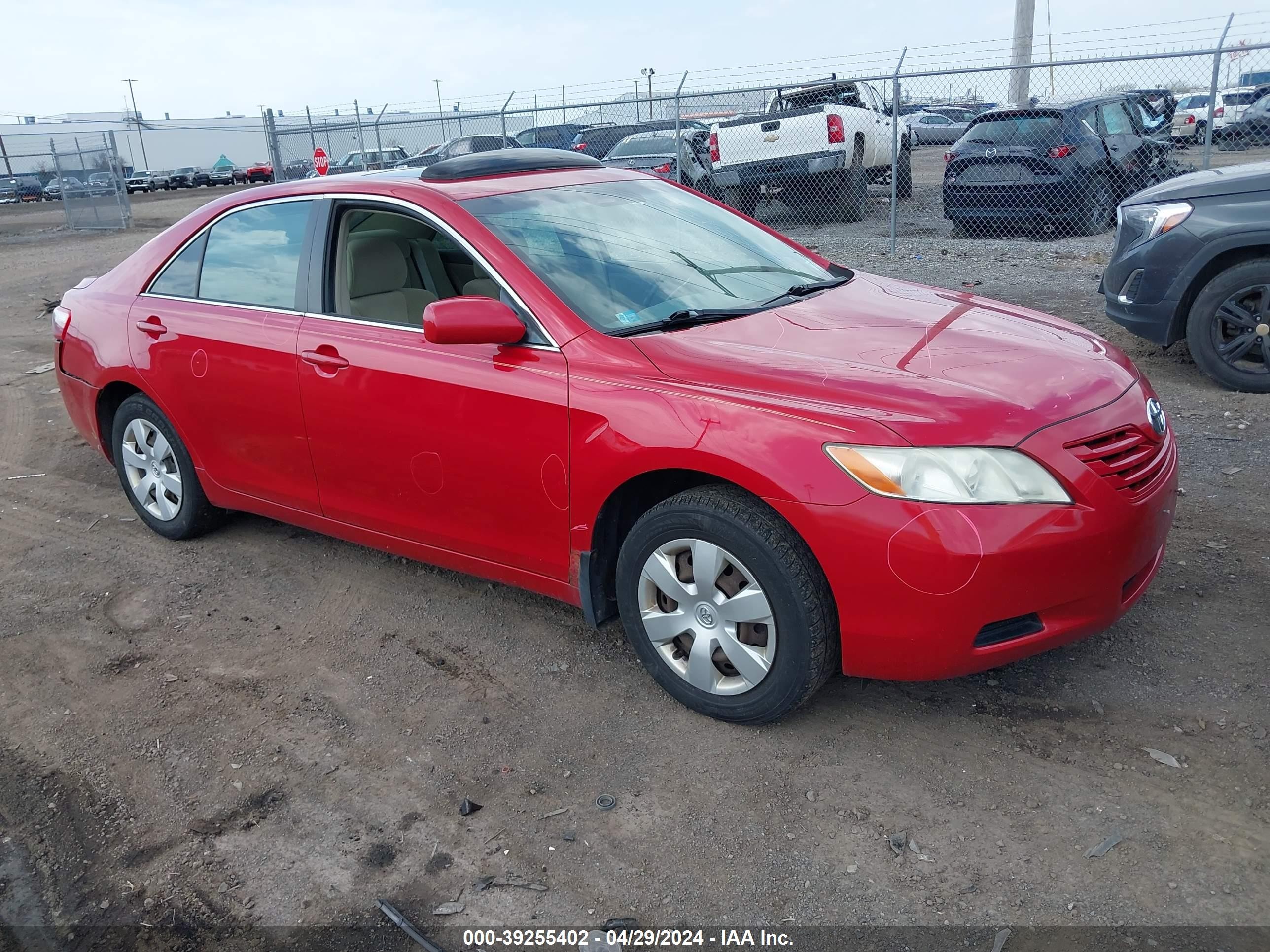 TOYOTA CAMRY 2008 4t1bk46k38u055304