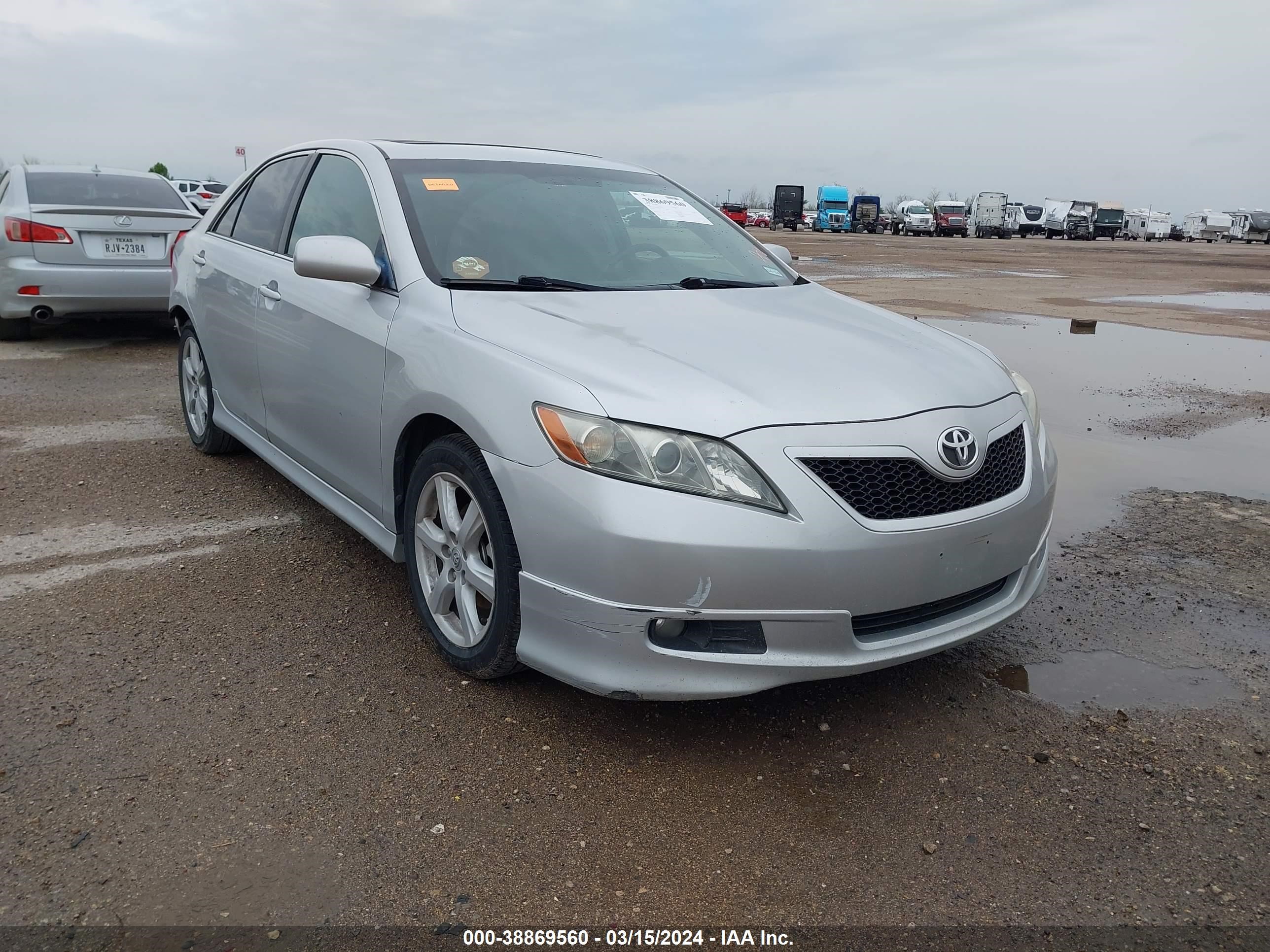 TOYOTA CAMRY 2007 4t1bk46k47u023444