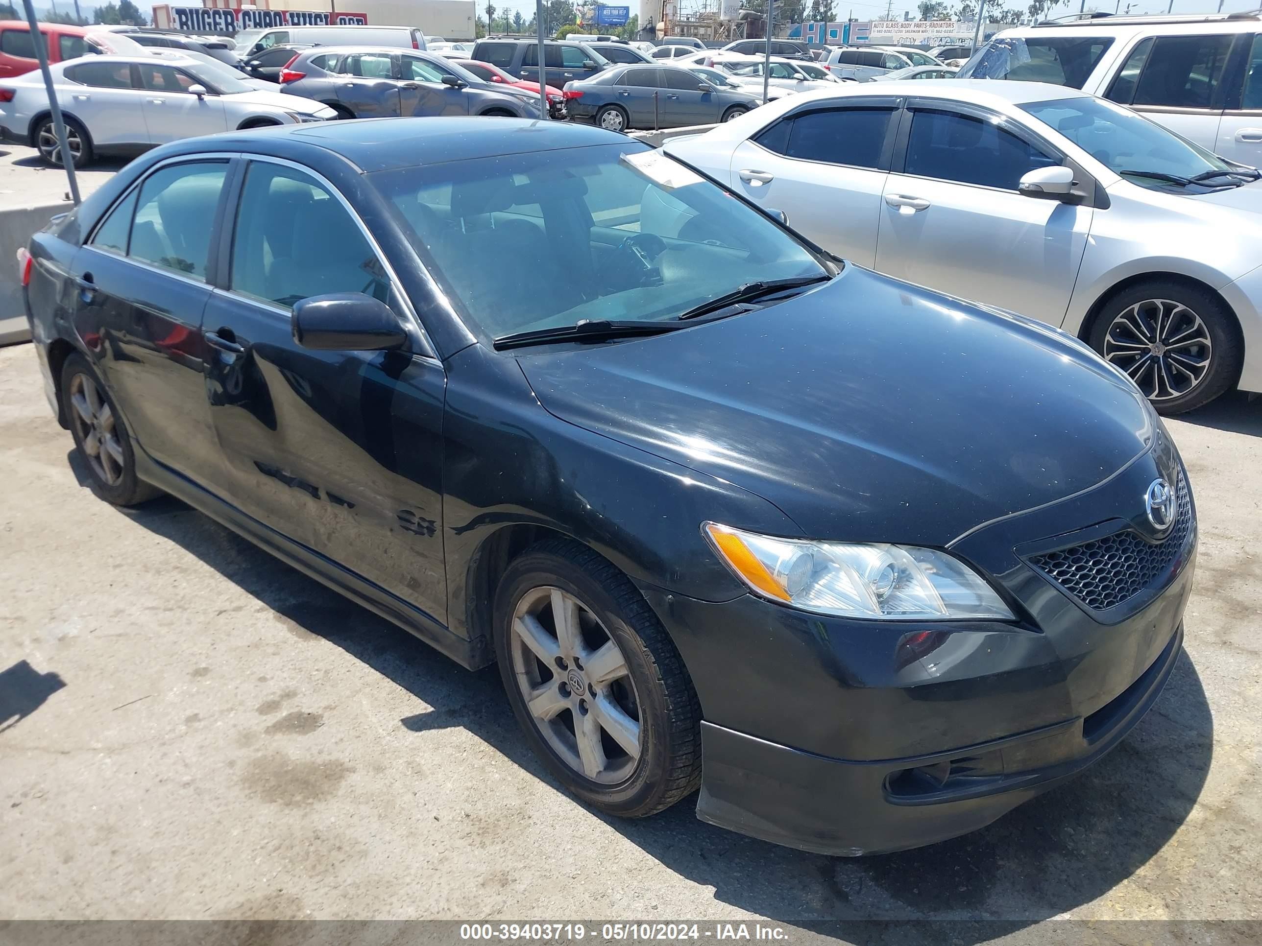 TOYOTA CAMRY 2008 4t1bk46k78u068833