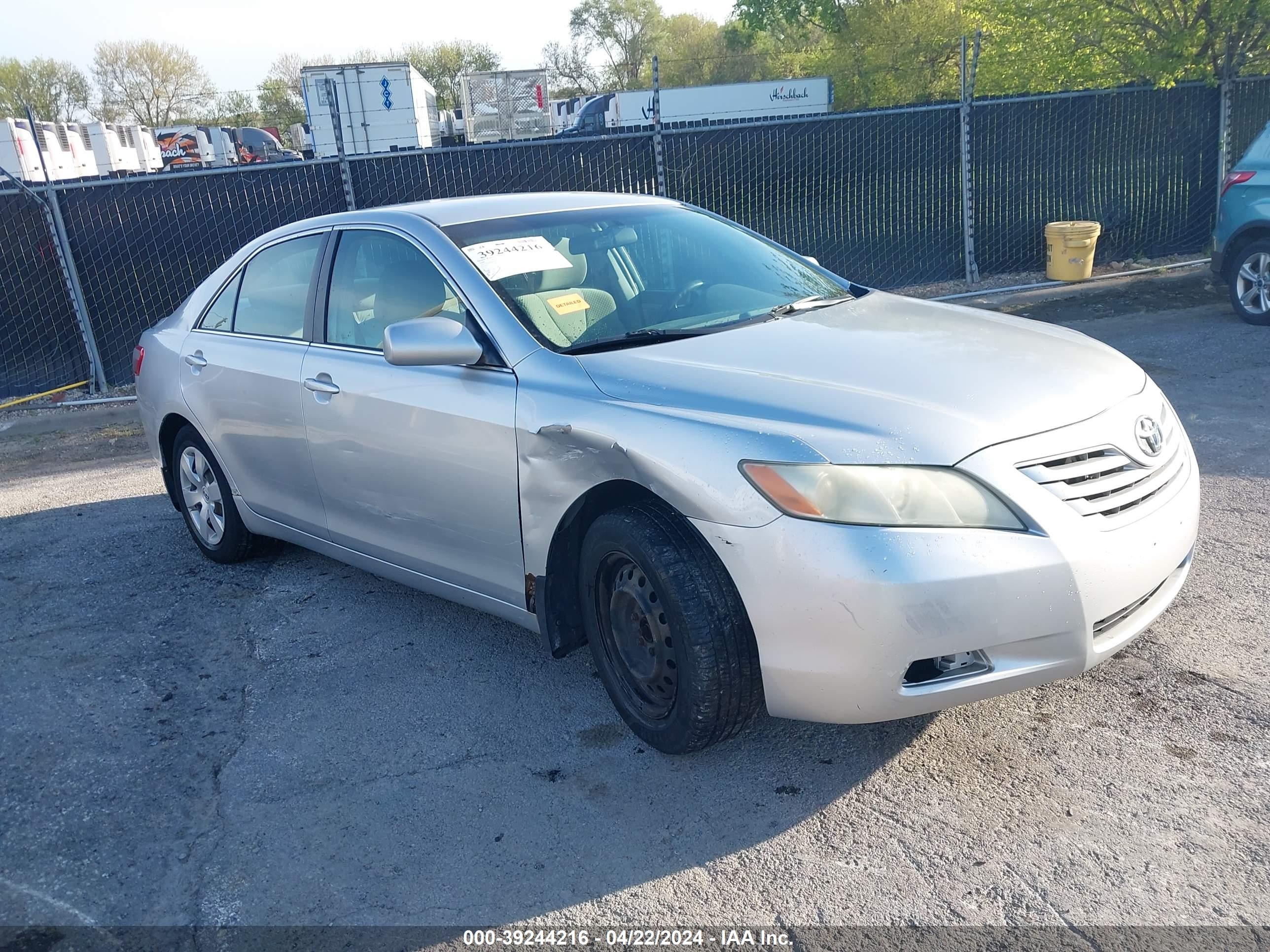 TOYOTA CAMRY 2008 4t1bk46k88u561646