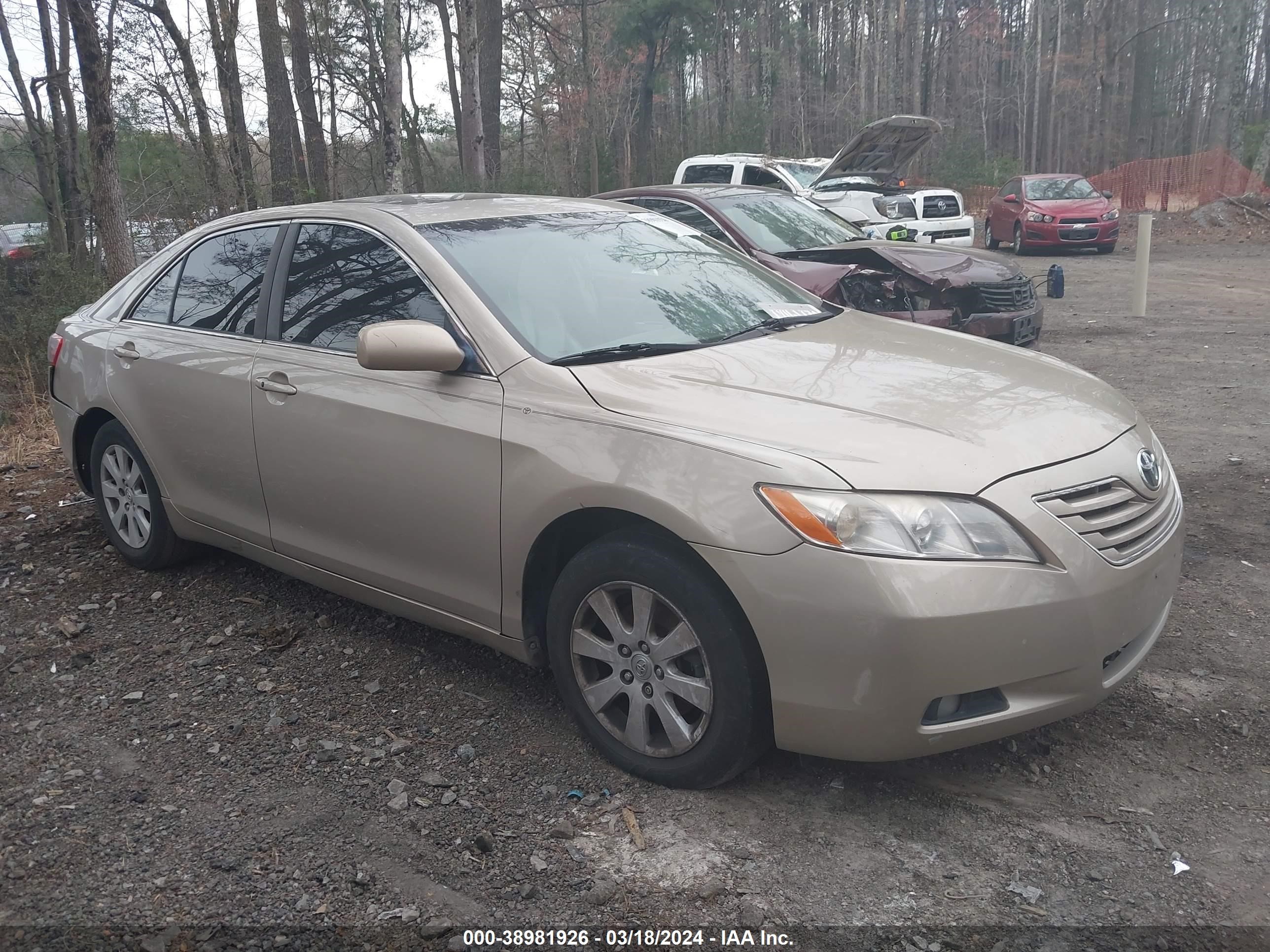 TOYOTA CAMRY 2008 4t1bk46k88u566295