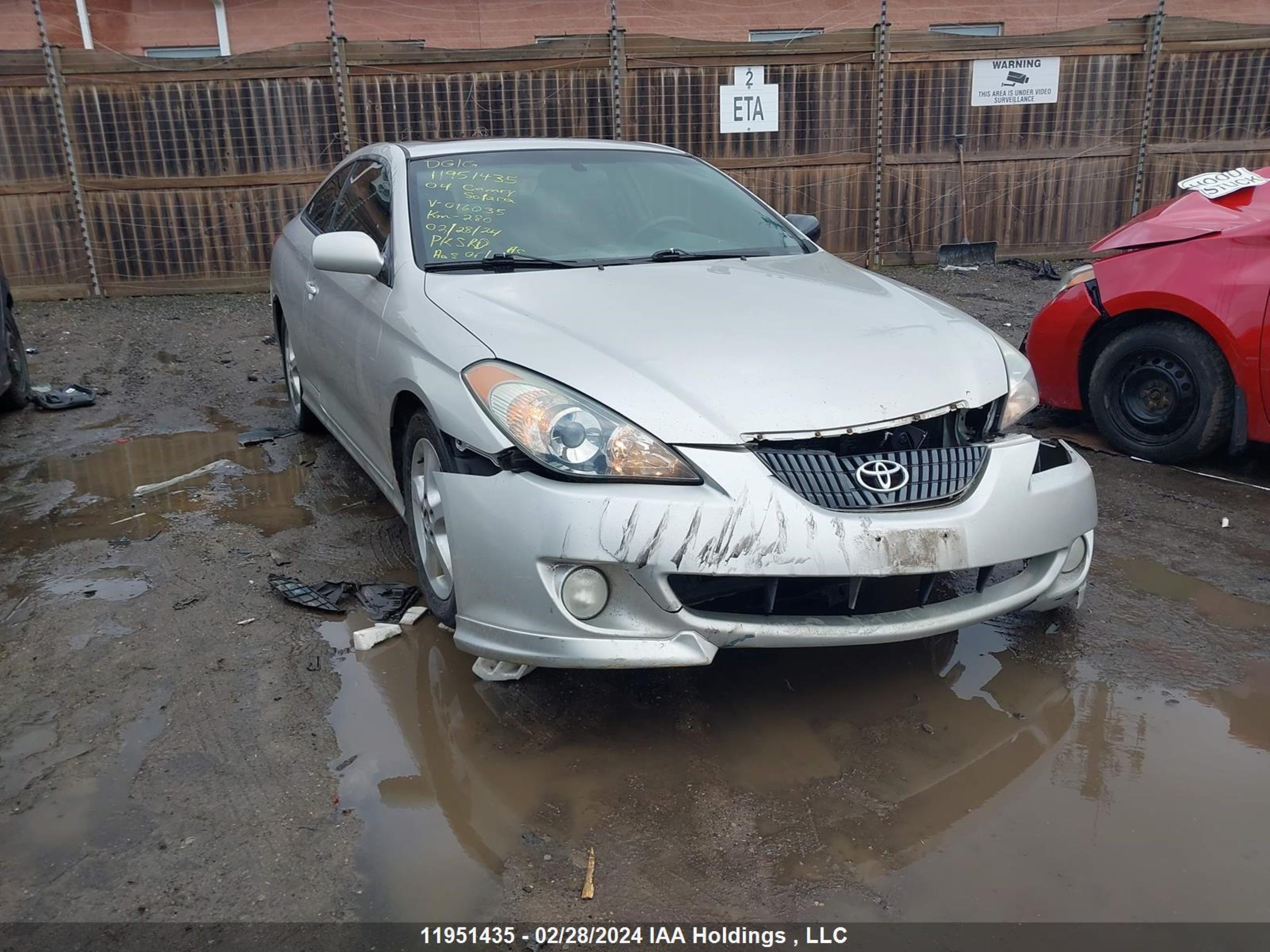 TOYOTA CAMRY SOLARA 2004 4t1ca38px4u016035